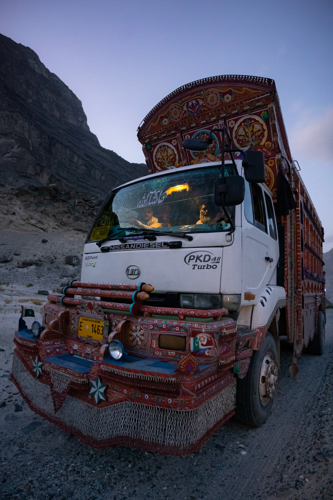"Paskitani Truck": Shigar, Gilgit Baltistan, Pakistan, Jul 2022. Reference 7.