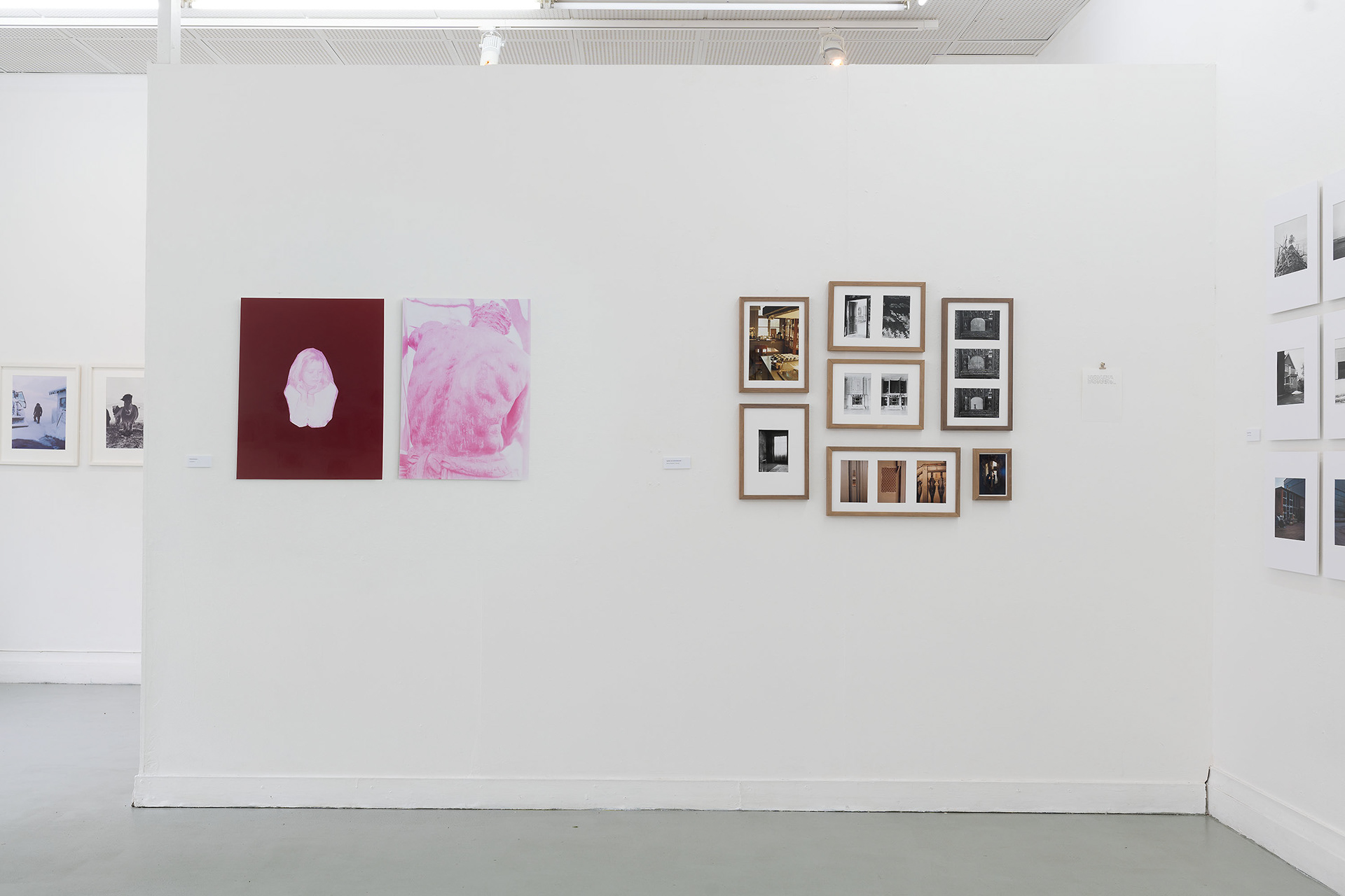 Dunkelkammer, galleri Monitor (left: Elsa Nilsén) Photo: Hendrik Zeitler