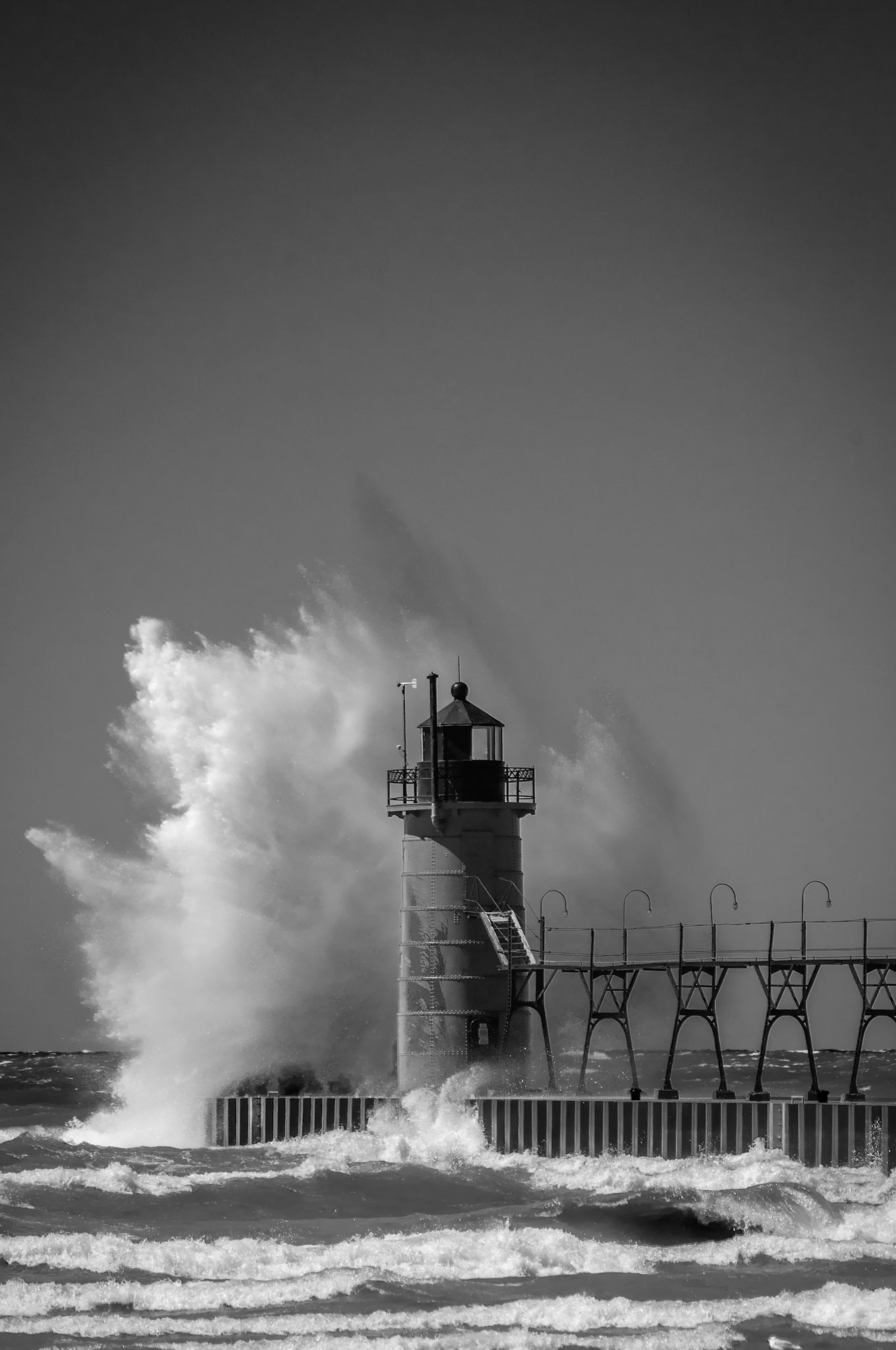 South Haven Lighthouse, Lake Michigan