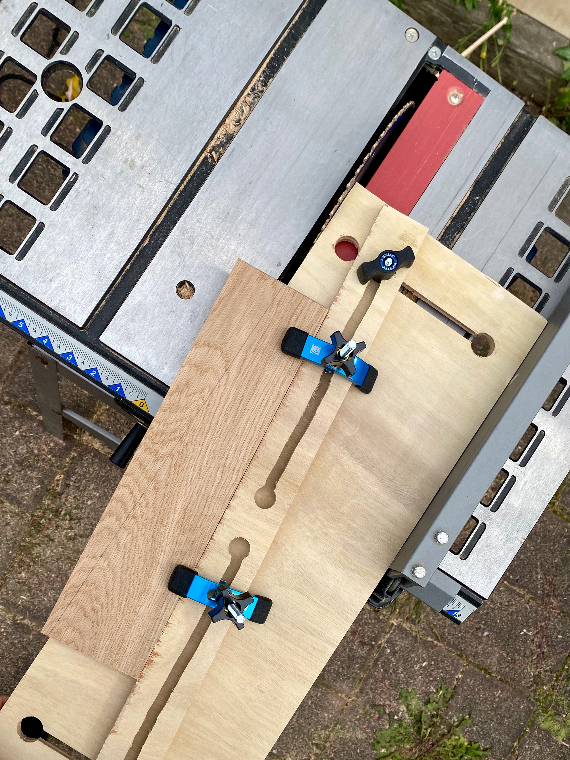 table saw jig for angled cuts