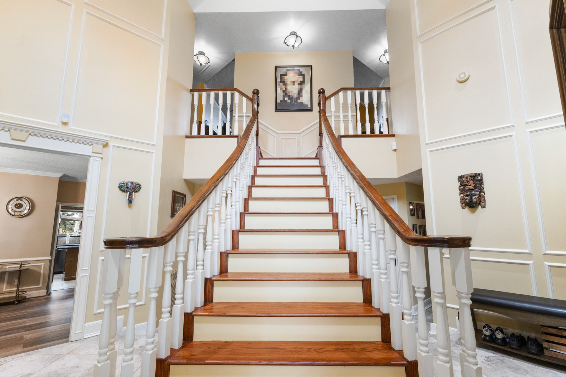 Grand staircase interior photography
