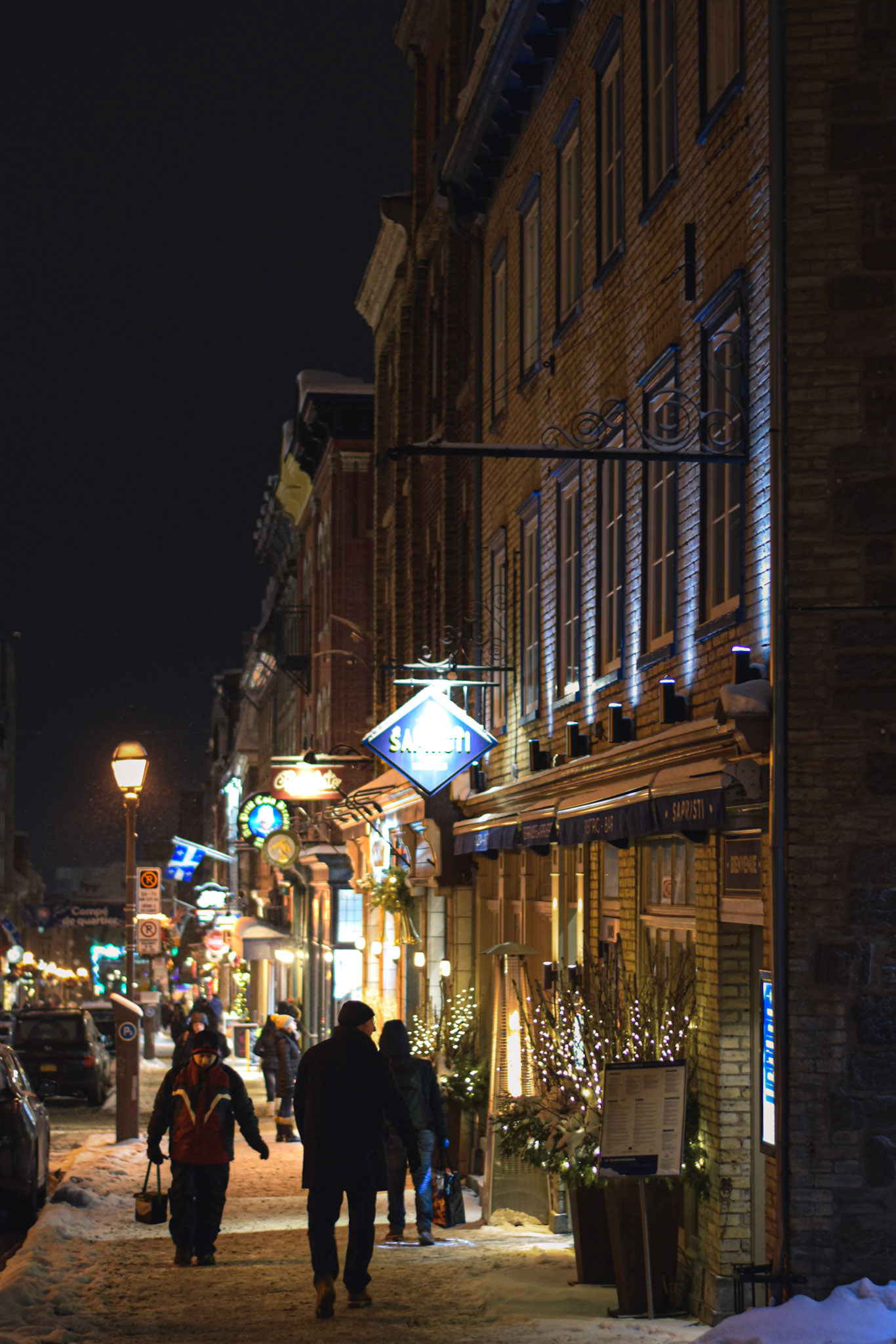 Quebec City by night