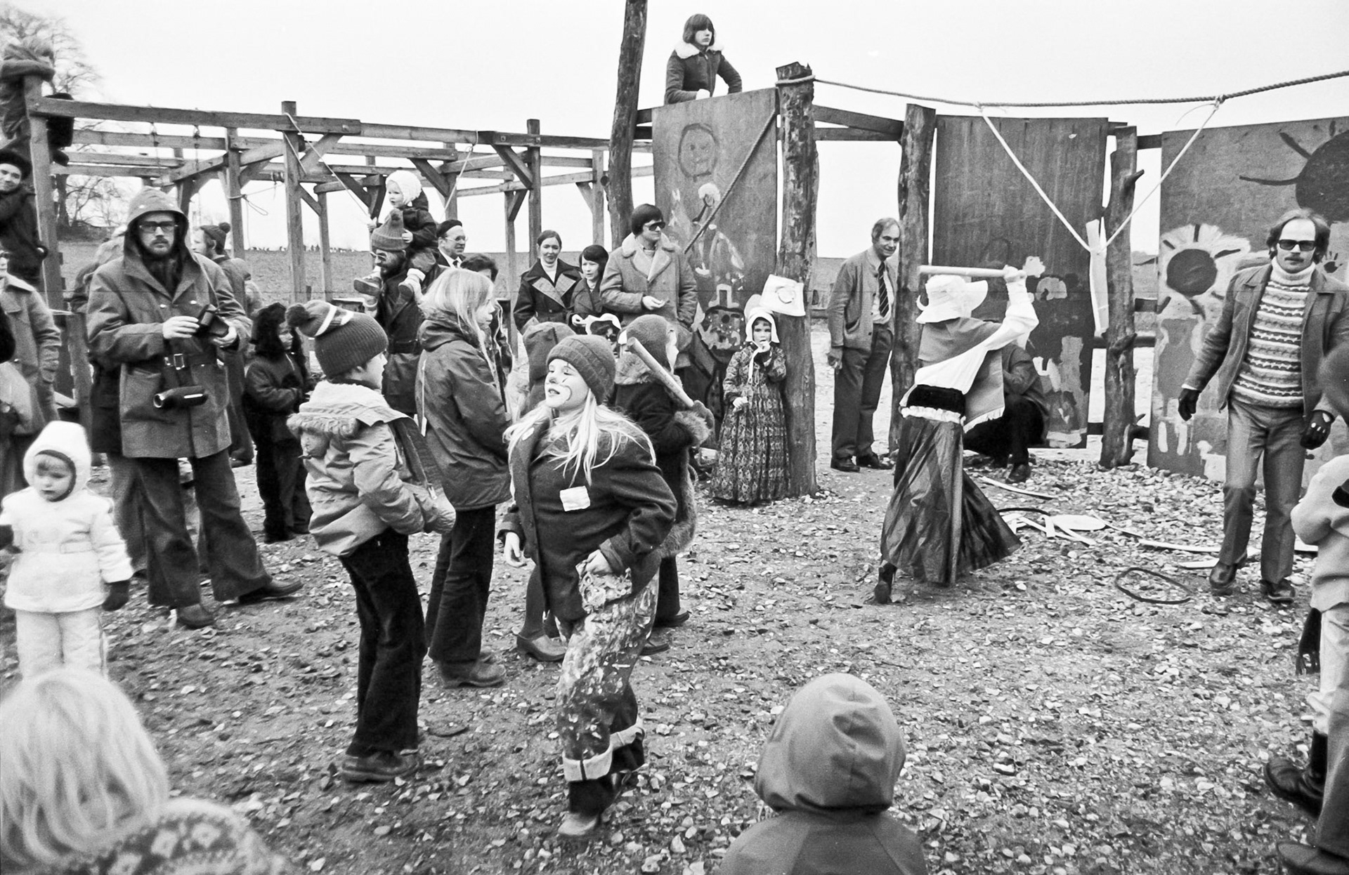 fastelavn,1975,Gl.Tofteg�