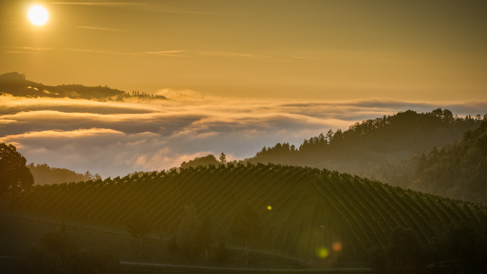 Sonnenaufgang, Stmk, AT