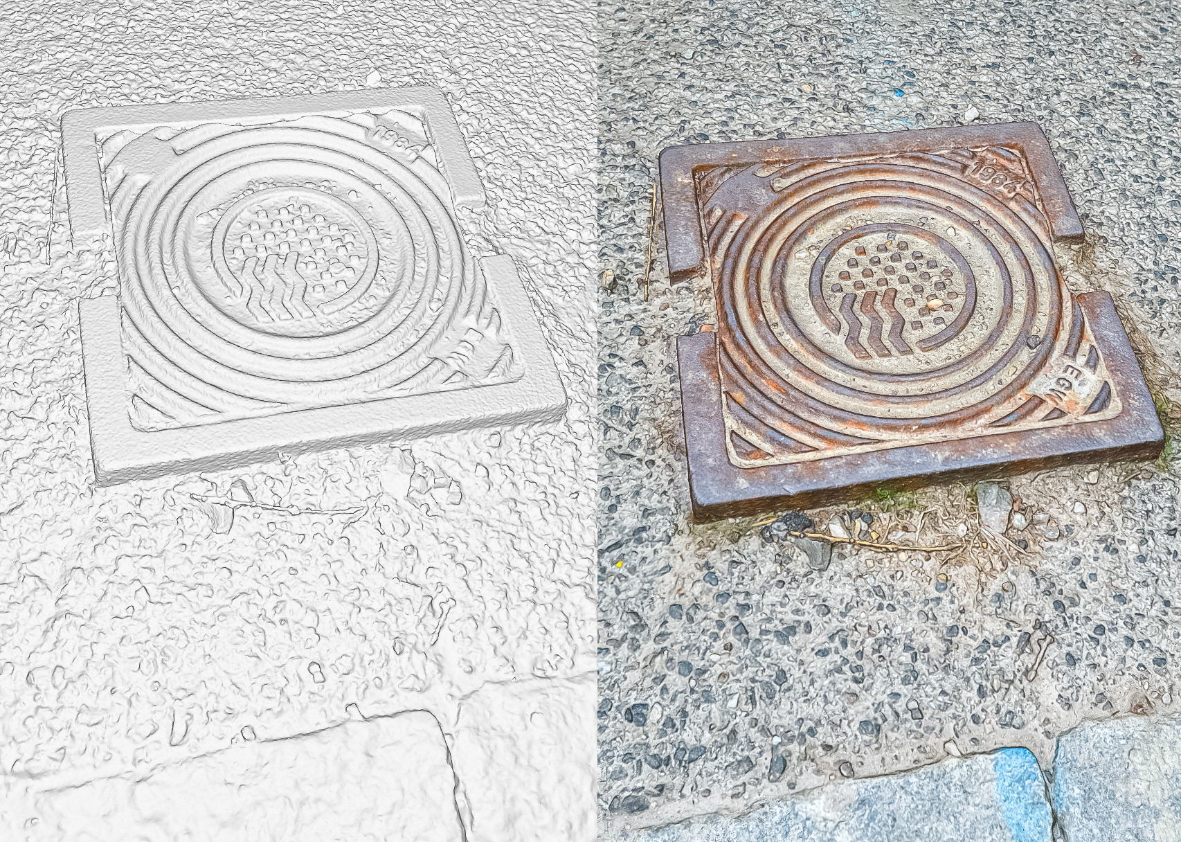 Wasser Wartungsklappe