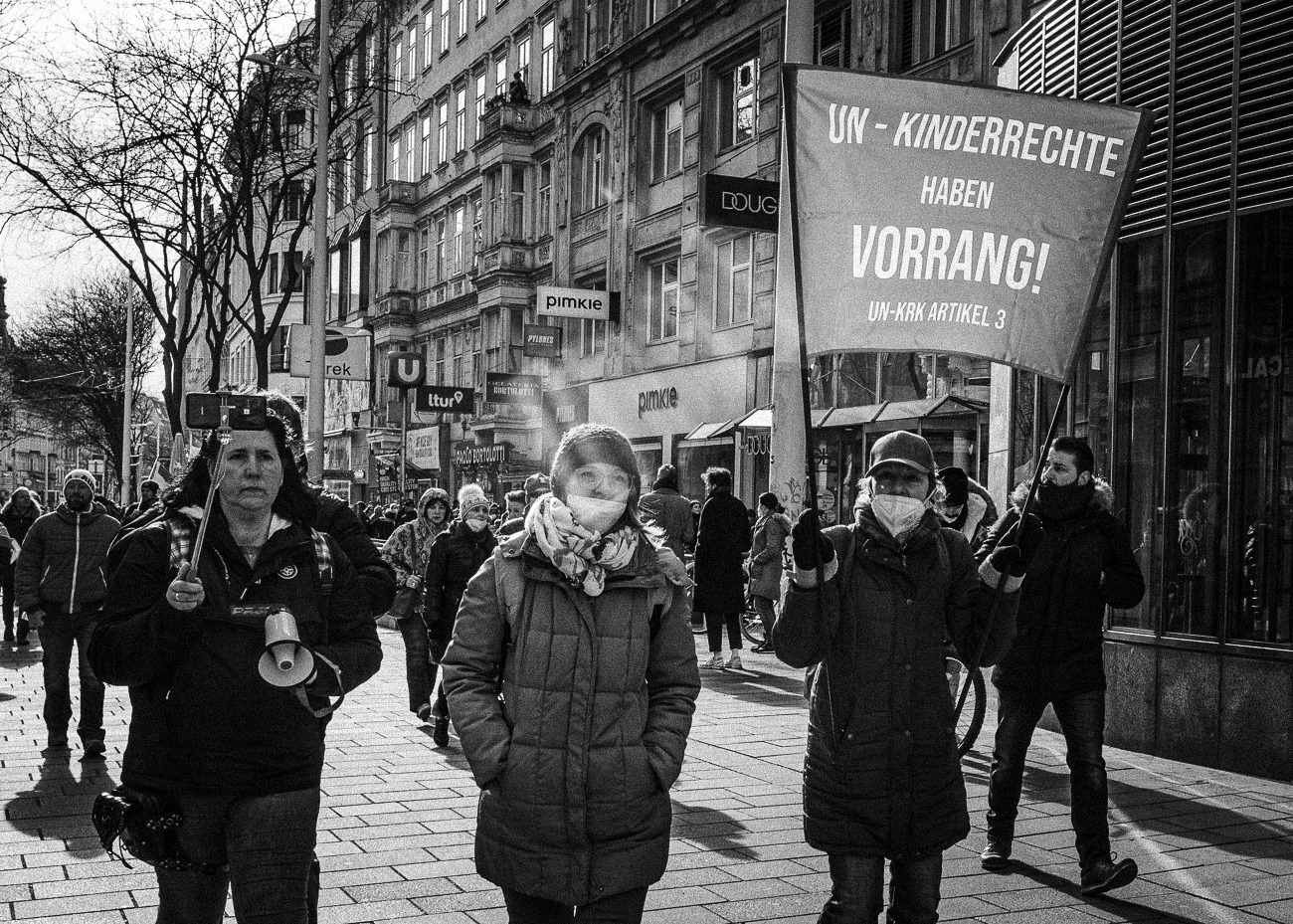 DEMO 2020, Mariahilferstrasse - Wien