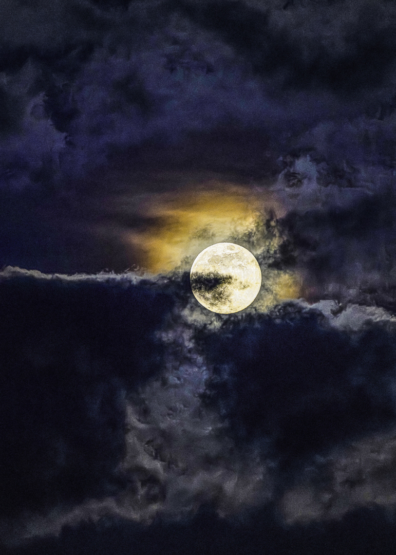 Komposition, Wien, Vollmond, Jänner 2024
