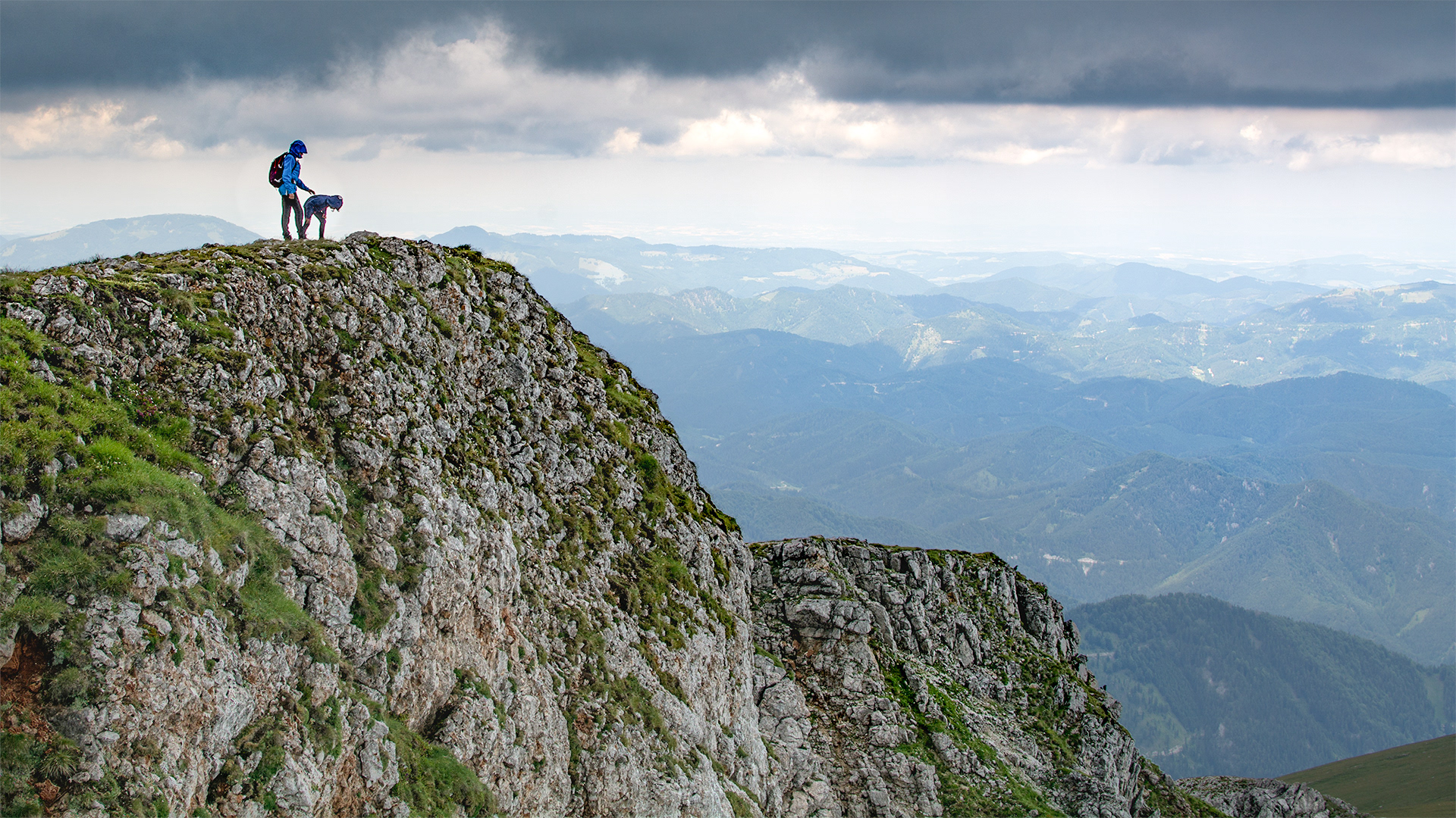 Schneeberg, NÖ, AT, ''in's Kar ''einischaun''