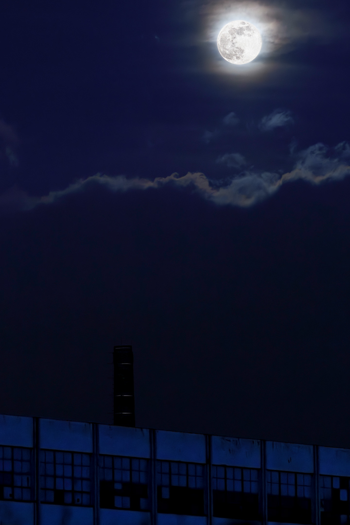Komposition, Wien, Vollmond, Jänner 2024
