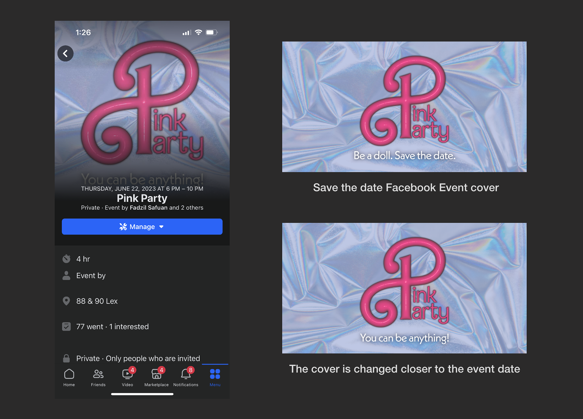 Facebook event cover | Digital