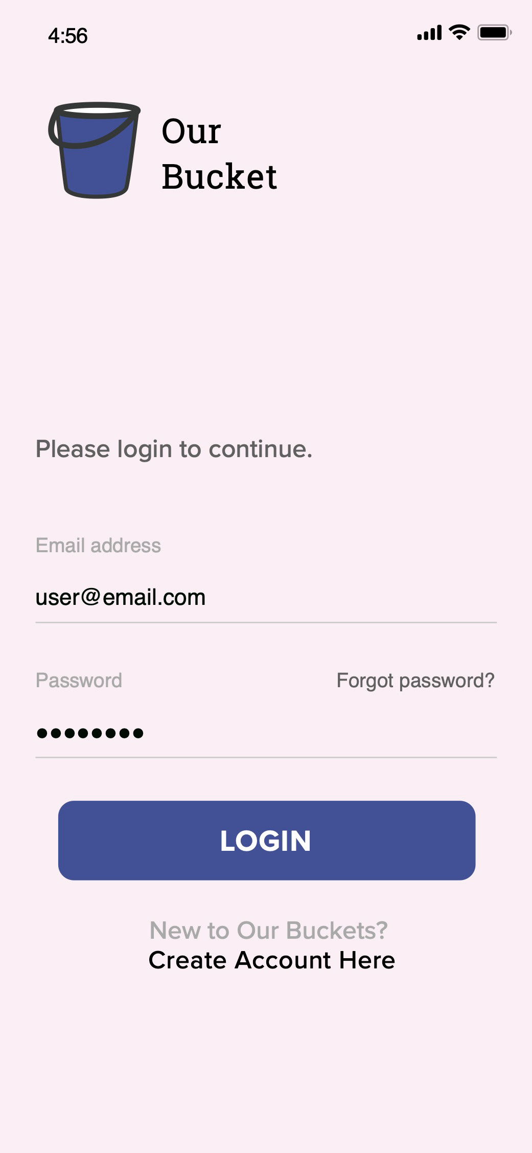 Signup or Login
