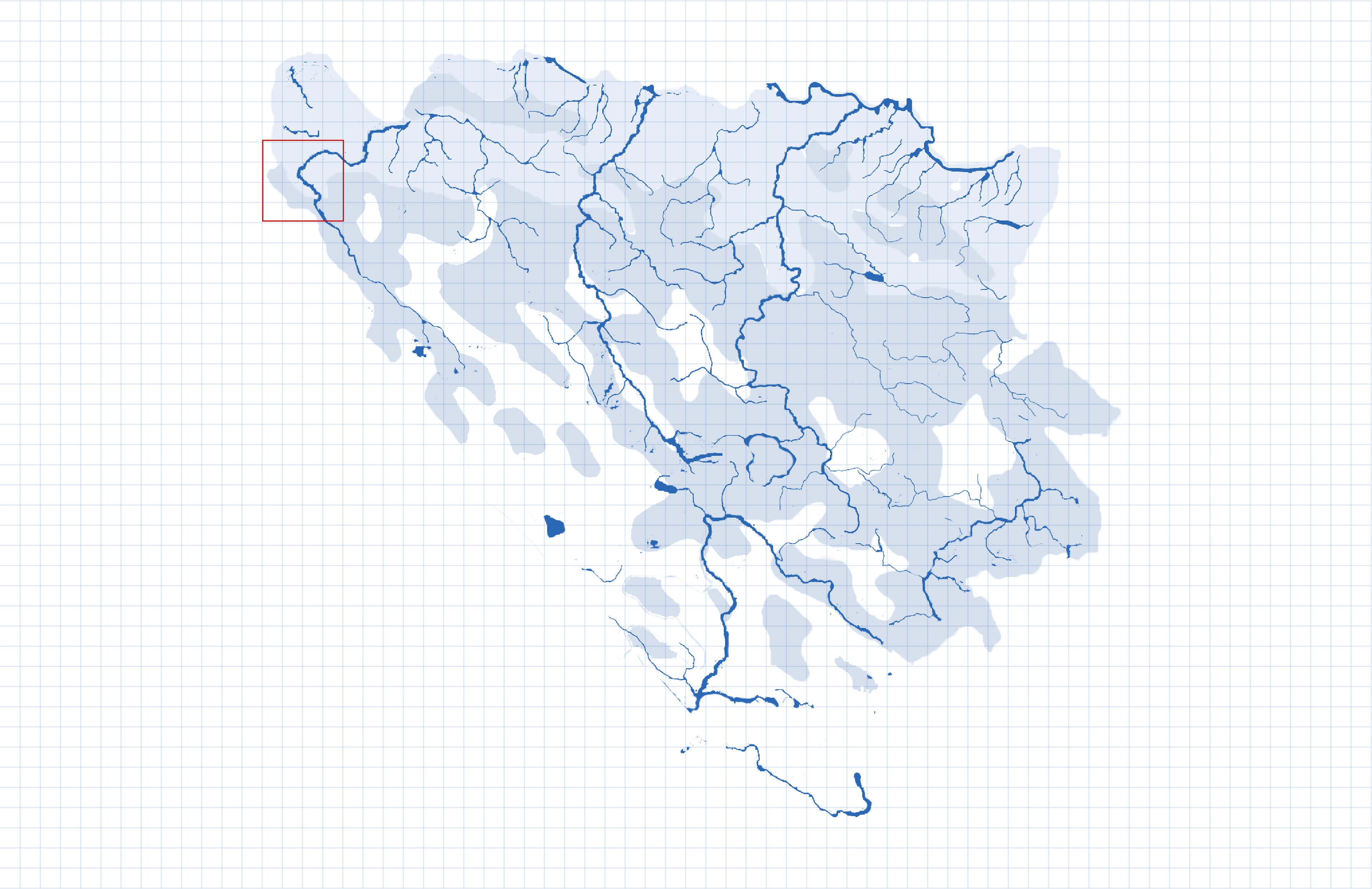 Rivers & Land Use Map