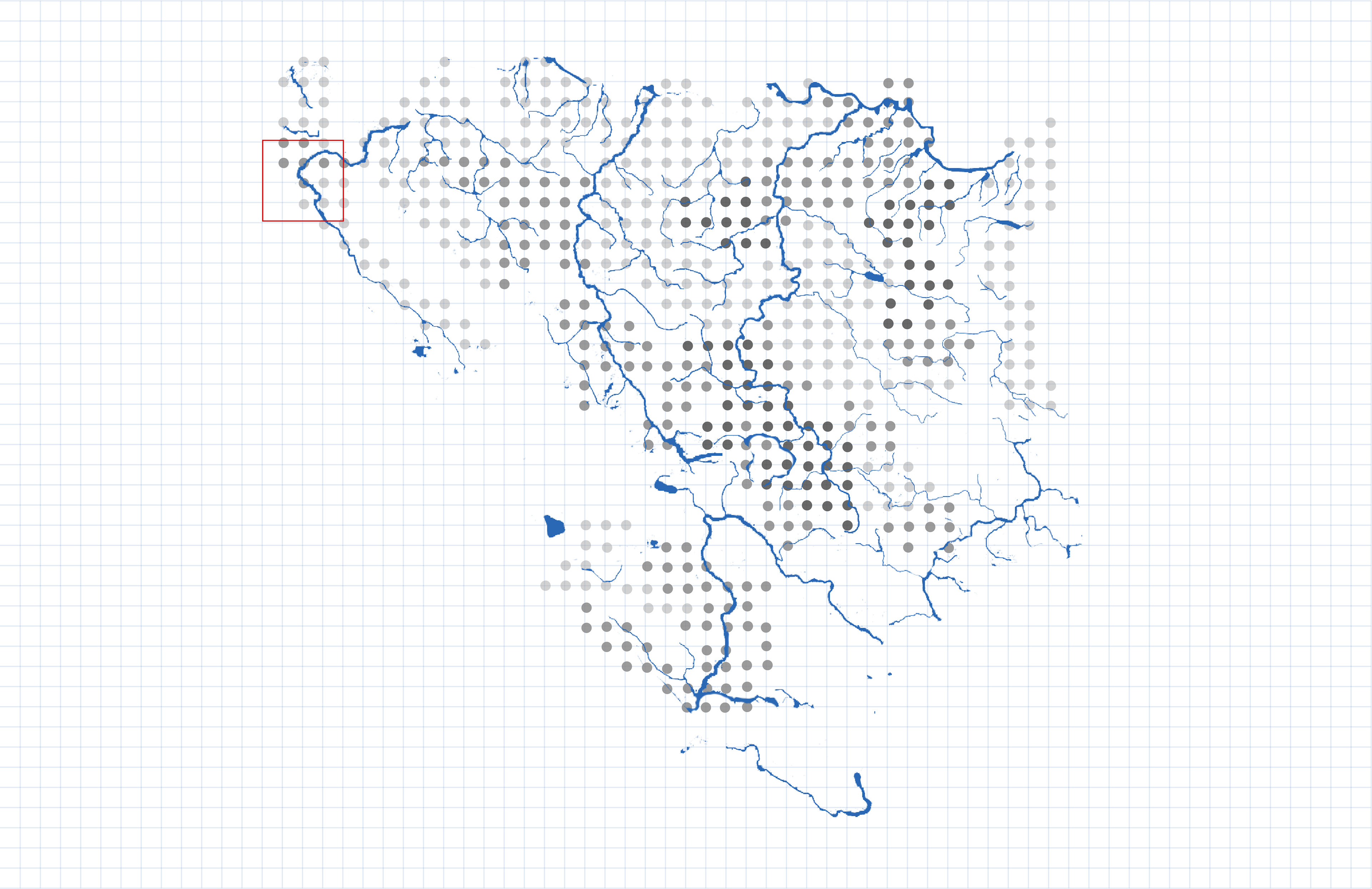 Rivers & Node Map