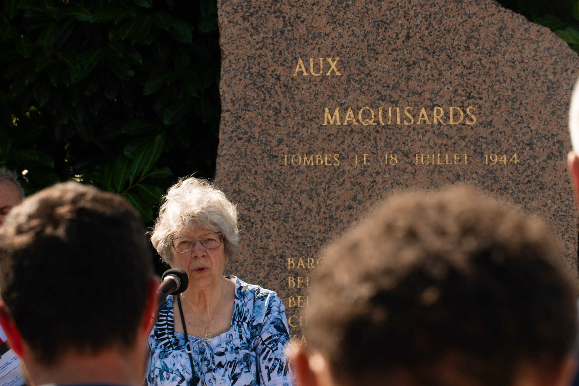 Michèle Guingouin, fille de Georges Guingouin.