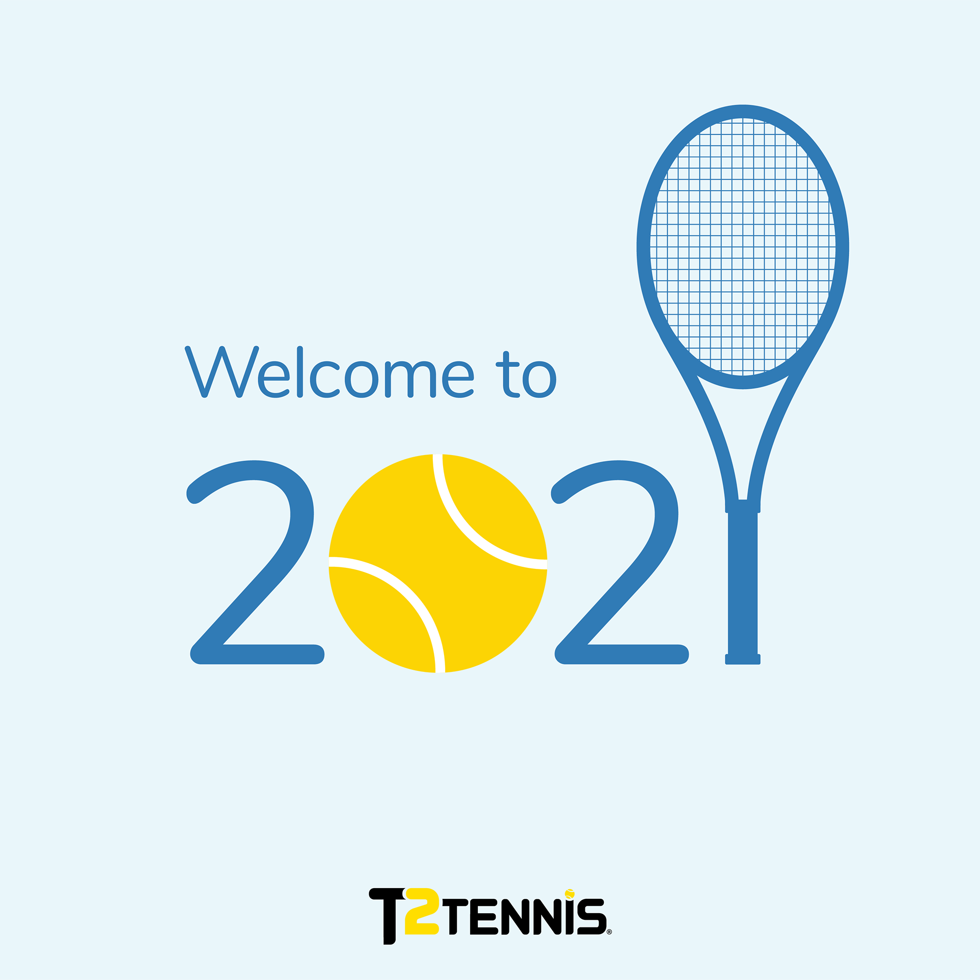Post for T2 Tennis' Social Media Accounts; made at 42 Growth Strategies