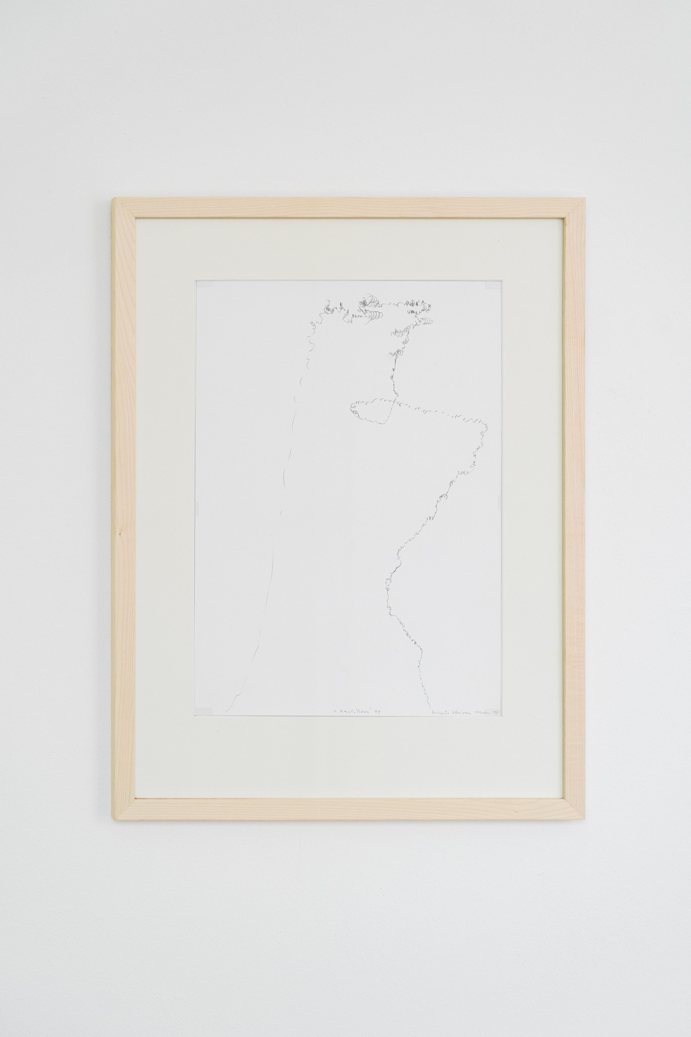 Olga karlíková - Ikarův skřivan, 1994, kresba
