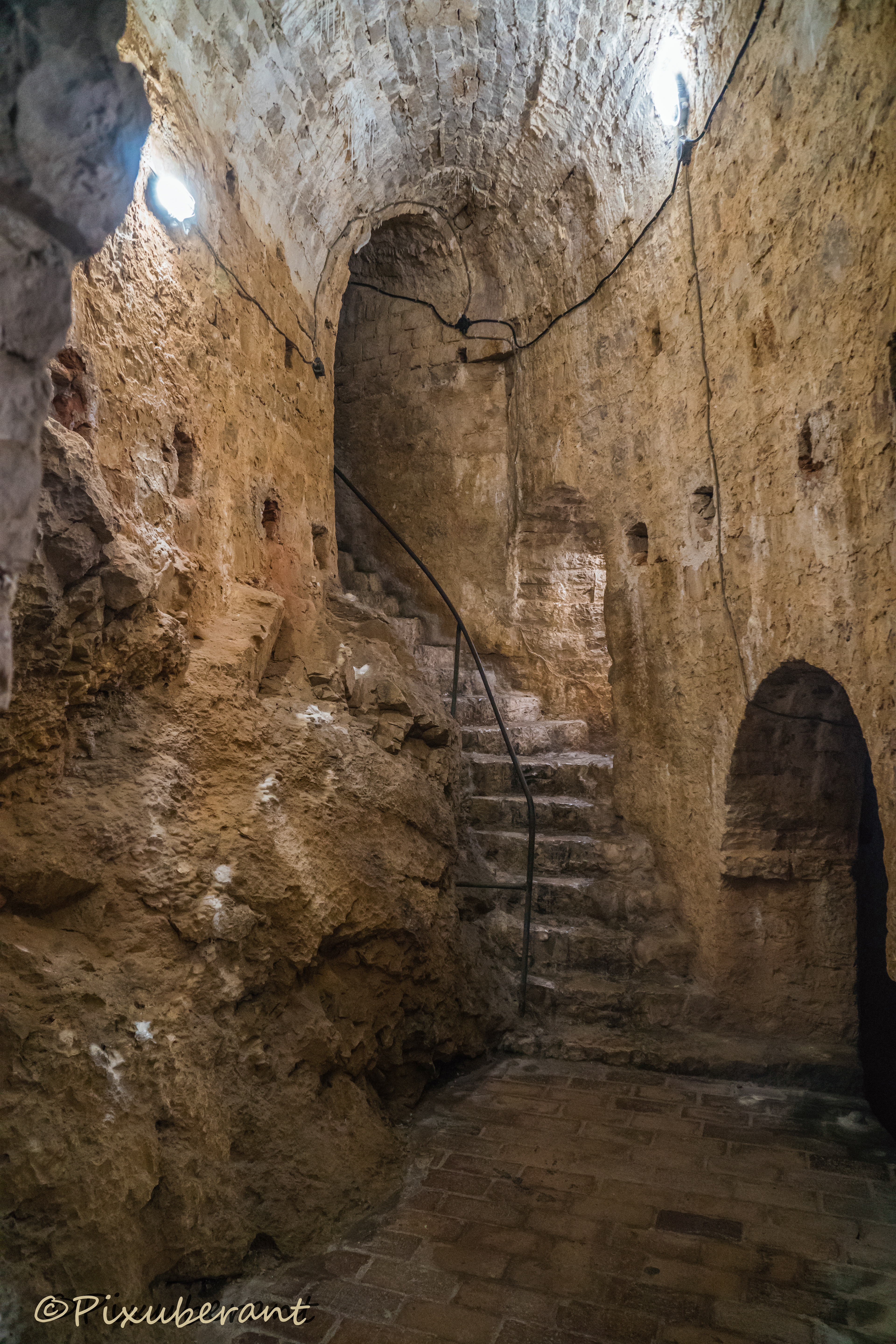 Stairs to the Dungeon at Hvar Fortress