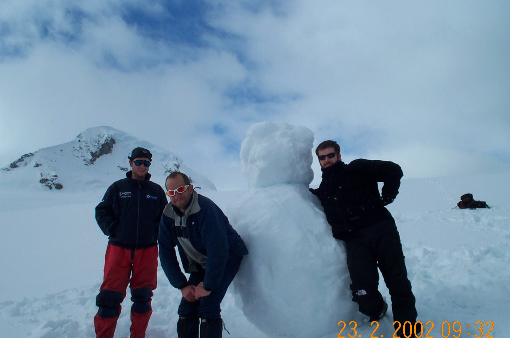 Snowman at Almirante Brown Station