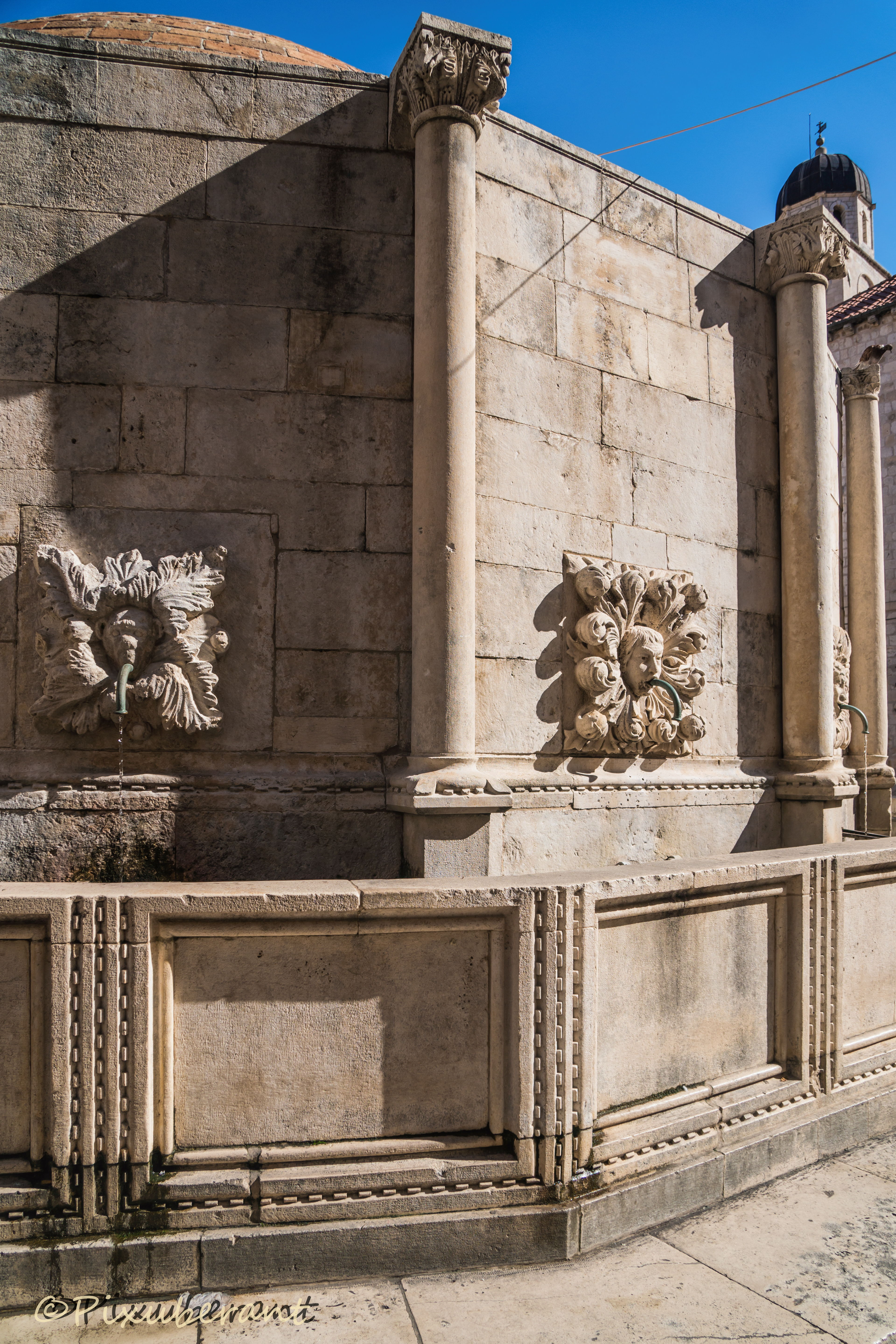 Dubrovnik old city fountain - fill up your water bottle!