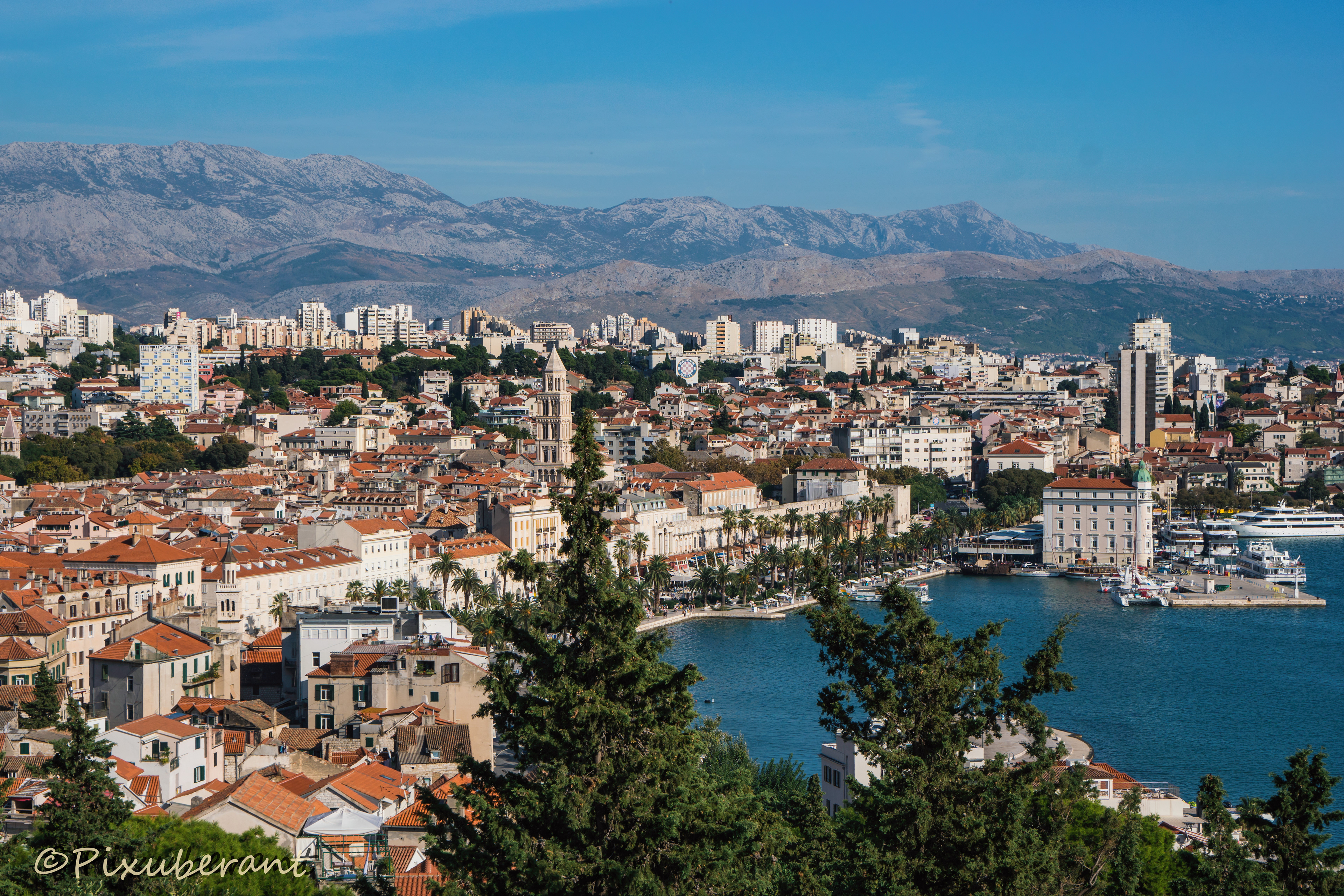 view of split from Marjan Park