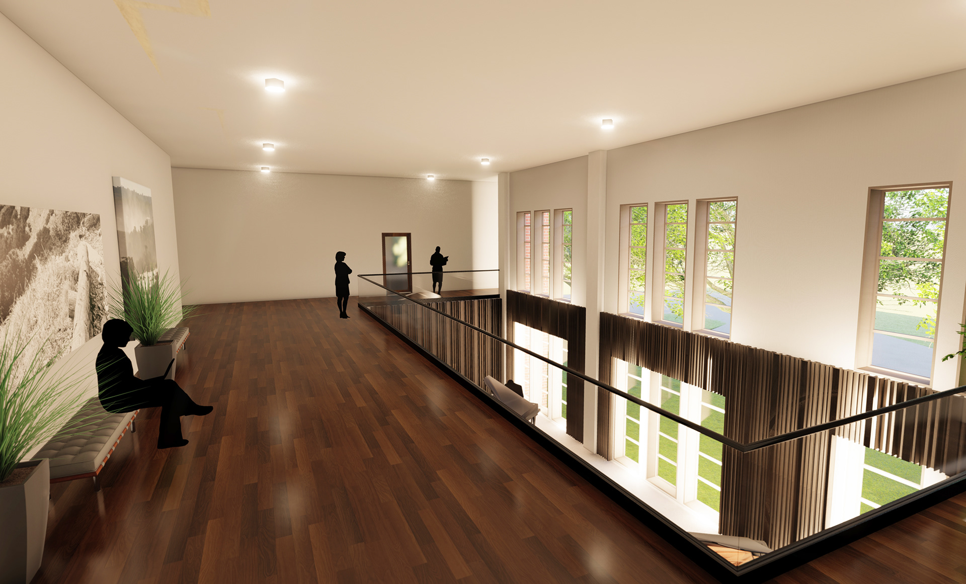 BALCONY OVER LOBBY STAGE