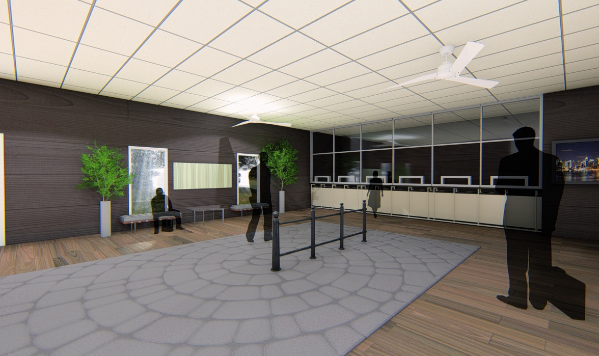 TELLER AND WAITING AREA