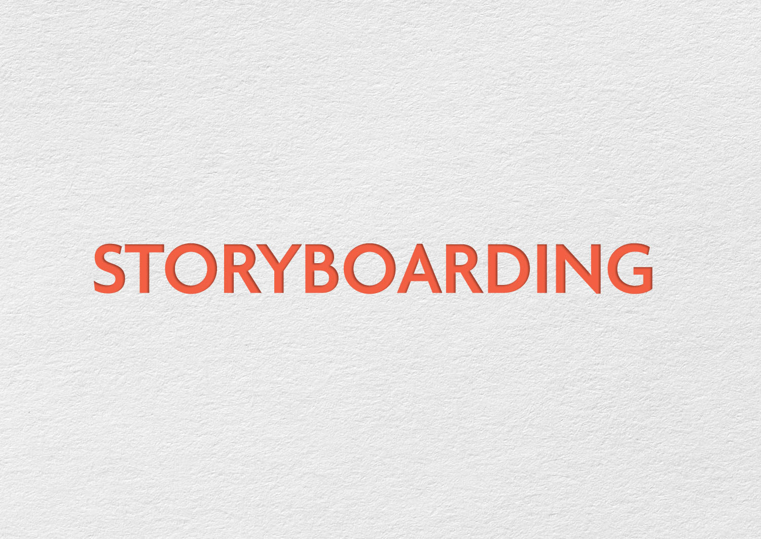 Storyboarding