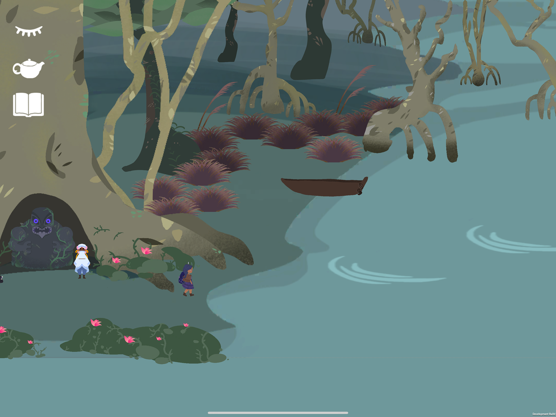 The Mortal Realm - why are there rapids in the river?