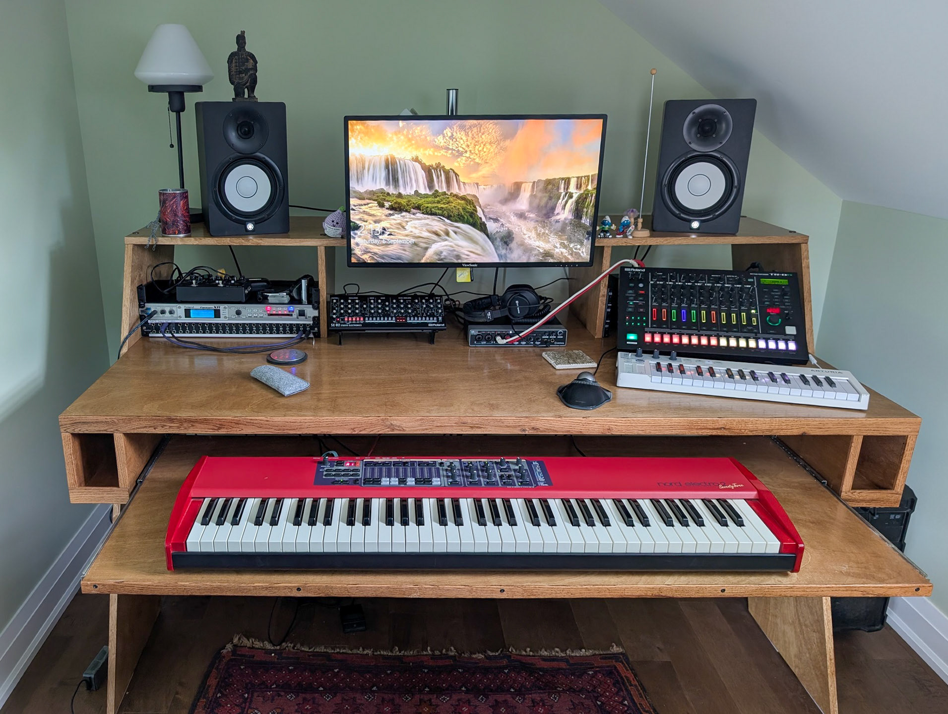 Custom Desk for Sound Recording