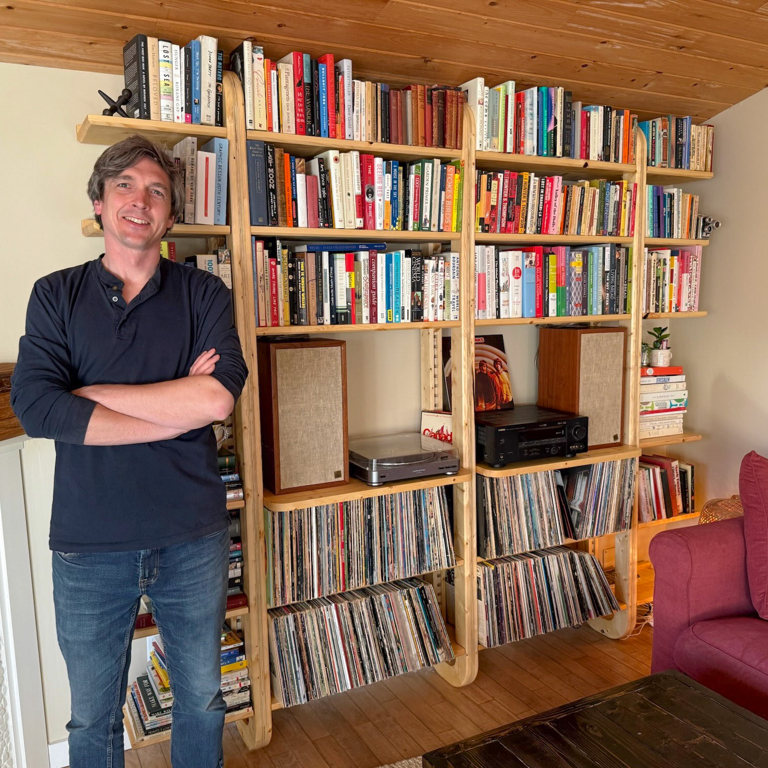 Custom Built-in Bookshelves