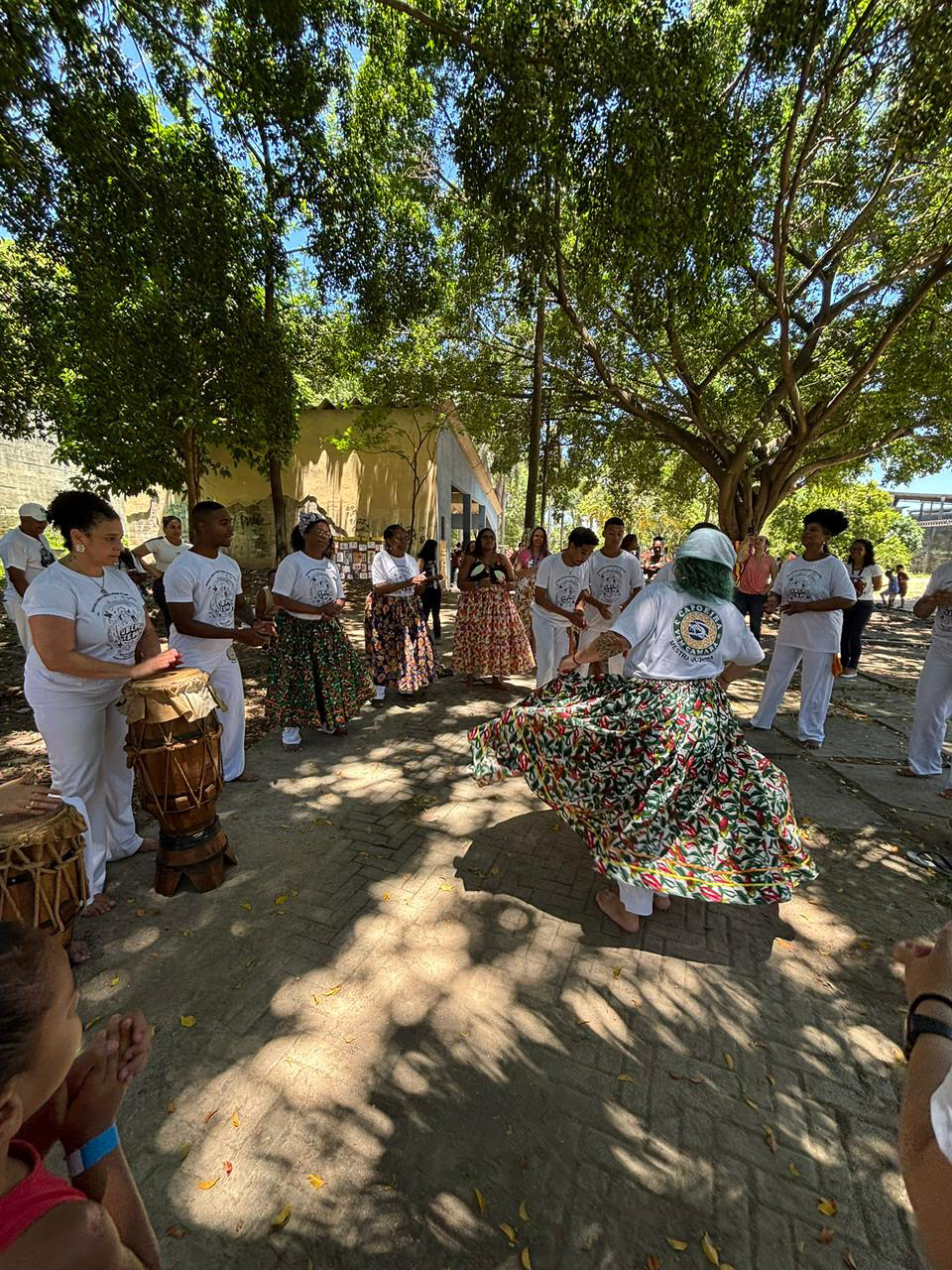 Apresentação de Capoeira, Jongo e Maculelê no Parque Municipal Prof. Célio Luppareli