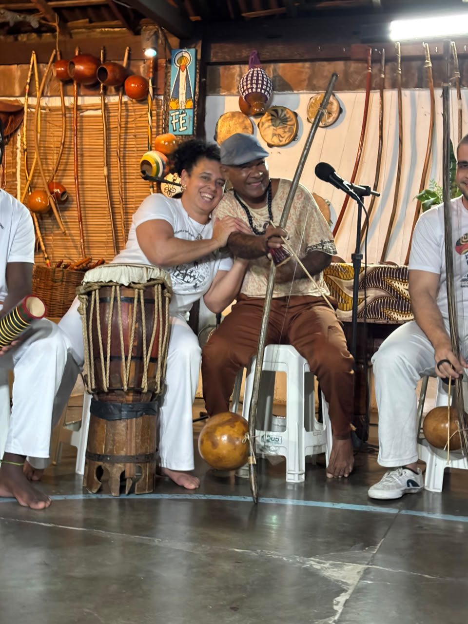 Mestra Jujuba e Mestre Rafael Magnata