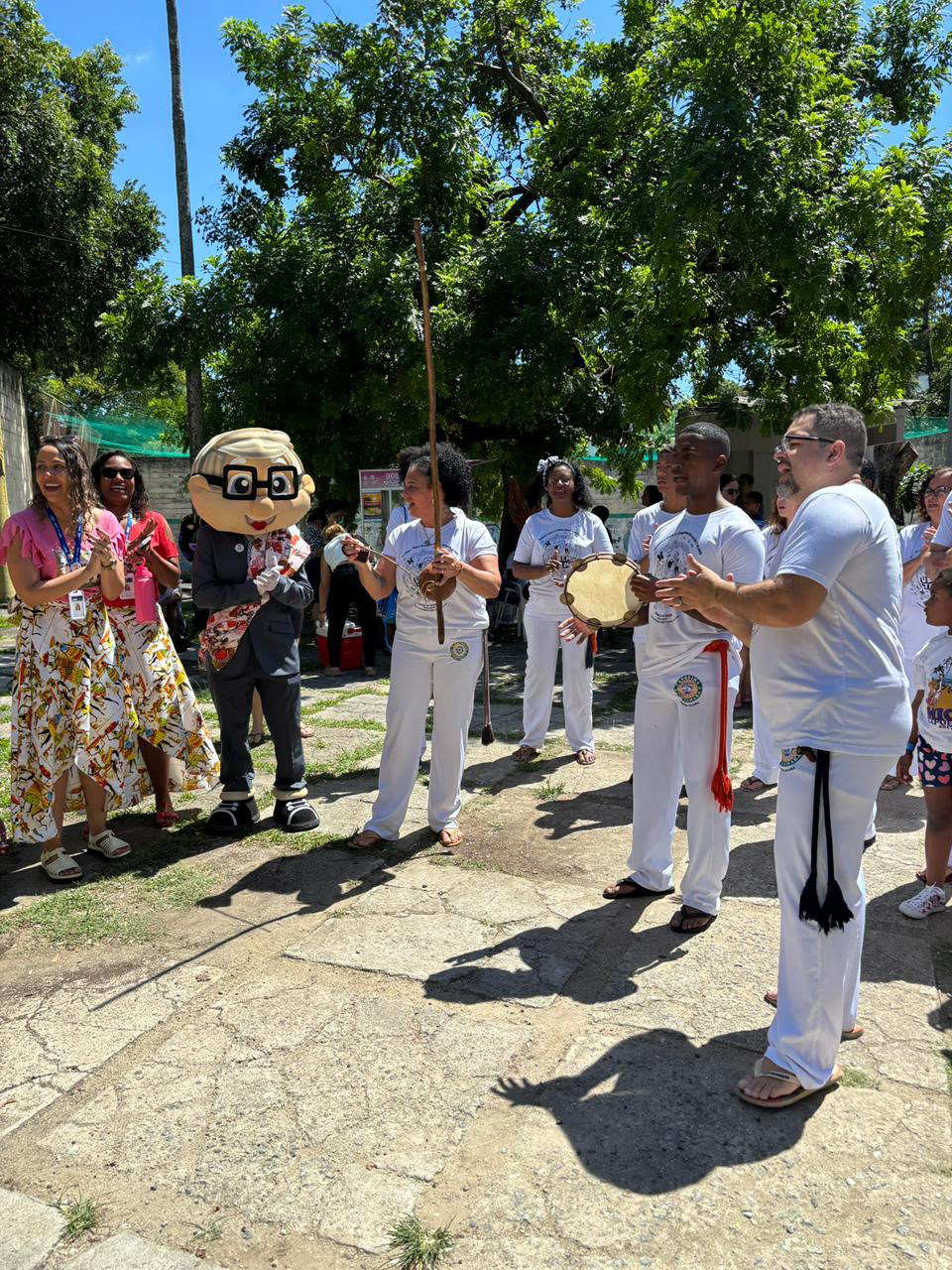 Apresentação de Capoeira, Jongo e Maculelê no Parque Municipal Prof. Célio Luppareli