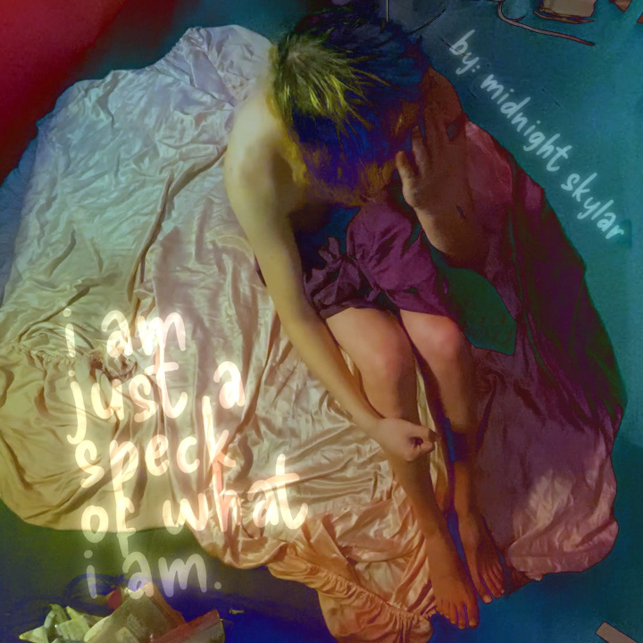 i am just a speck of what i am.