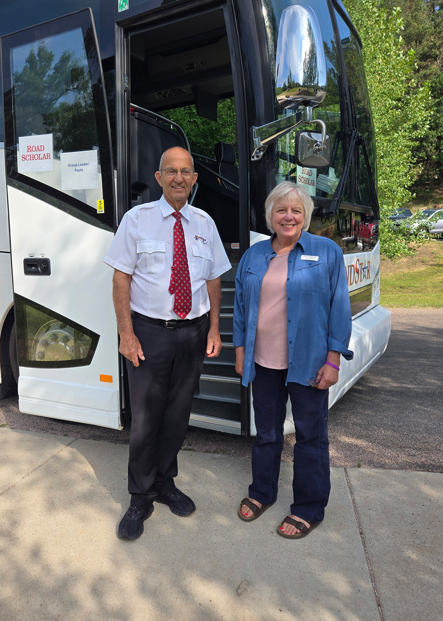 Steve and Paula - our driver and guide