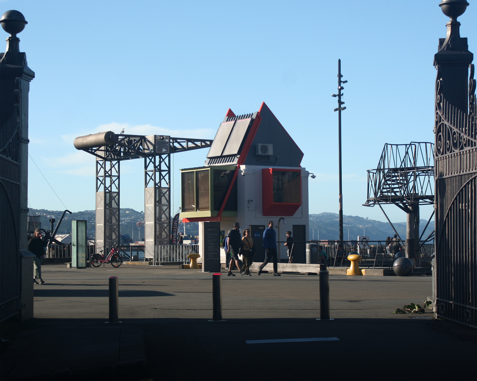 Roger Walker, Link Span Taranaki Street Wharf, Wellington, New Zealand.