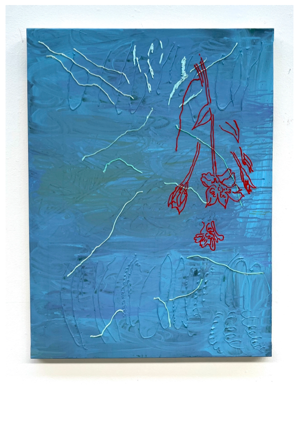 Turpas (plantasia2), 9.500,- DKK. 80x110 Acrylic on canvas