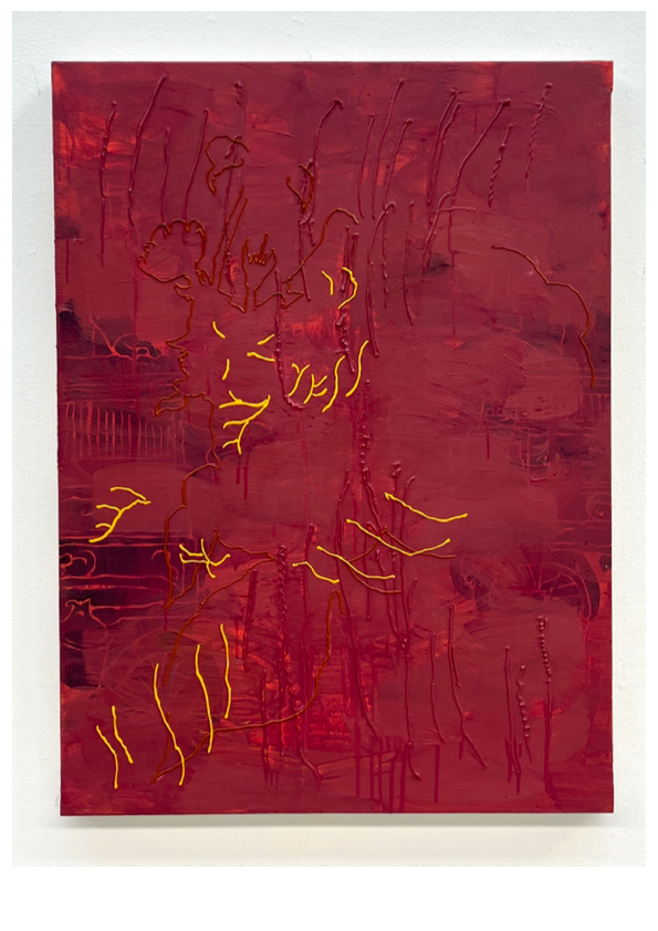 Turpas (plantasia3), 9.500,- DKK. 80x110 Acrylic on canvas