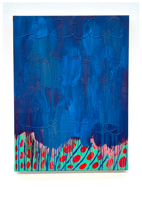 Turpas (fri entré), 9.500,- DKK. 80x110 Acrylic on canvas
