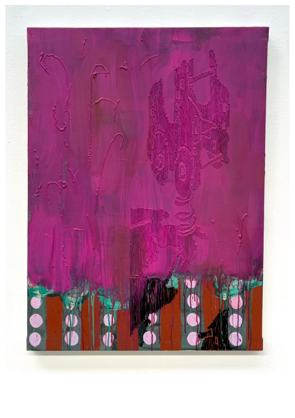 Turpas (radiobil), 9.500,- DKK. 80x110 Acrylic on canvas