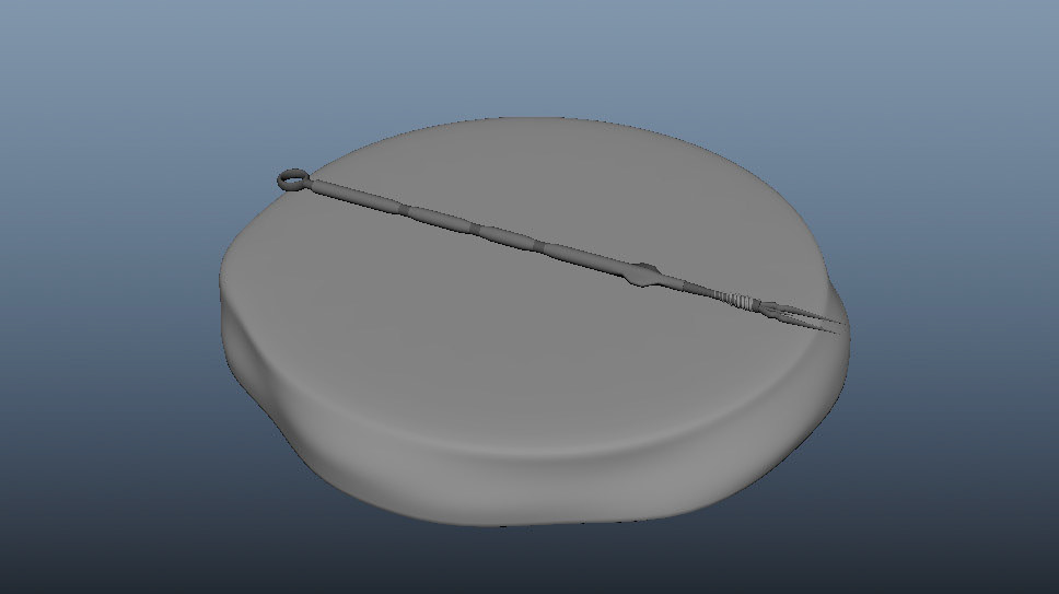 Fisherman's Twin Headed Spear Model