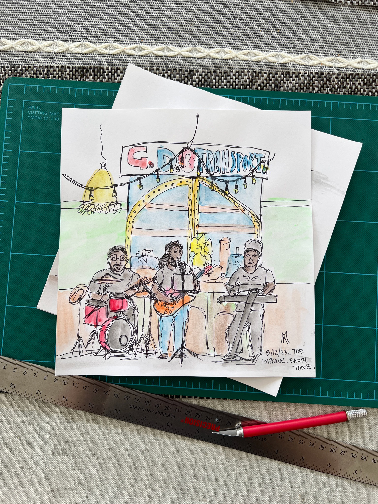 Quick band sketch