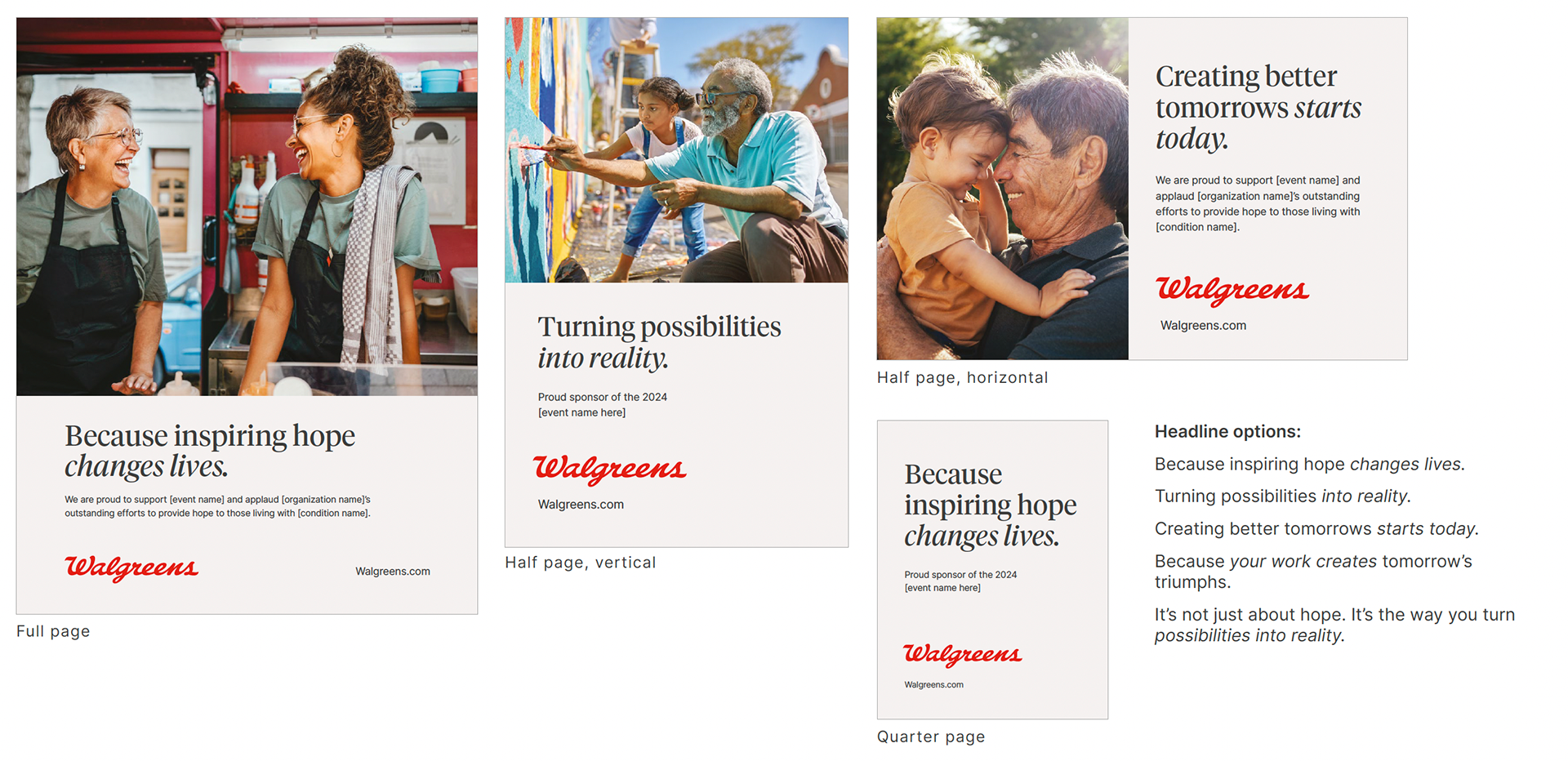 Sponsorship Print Ads