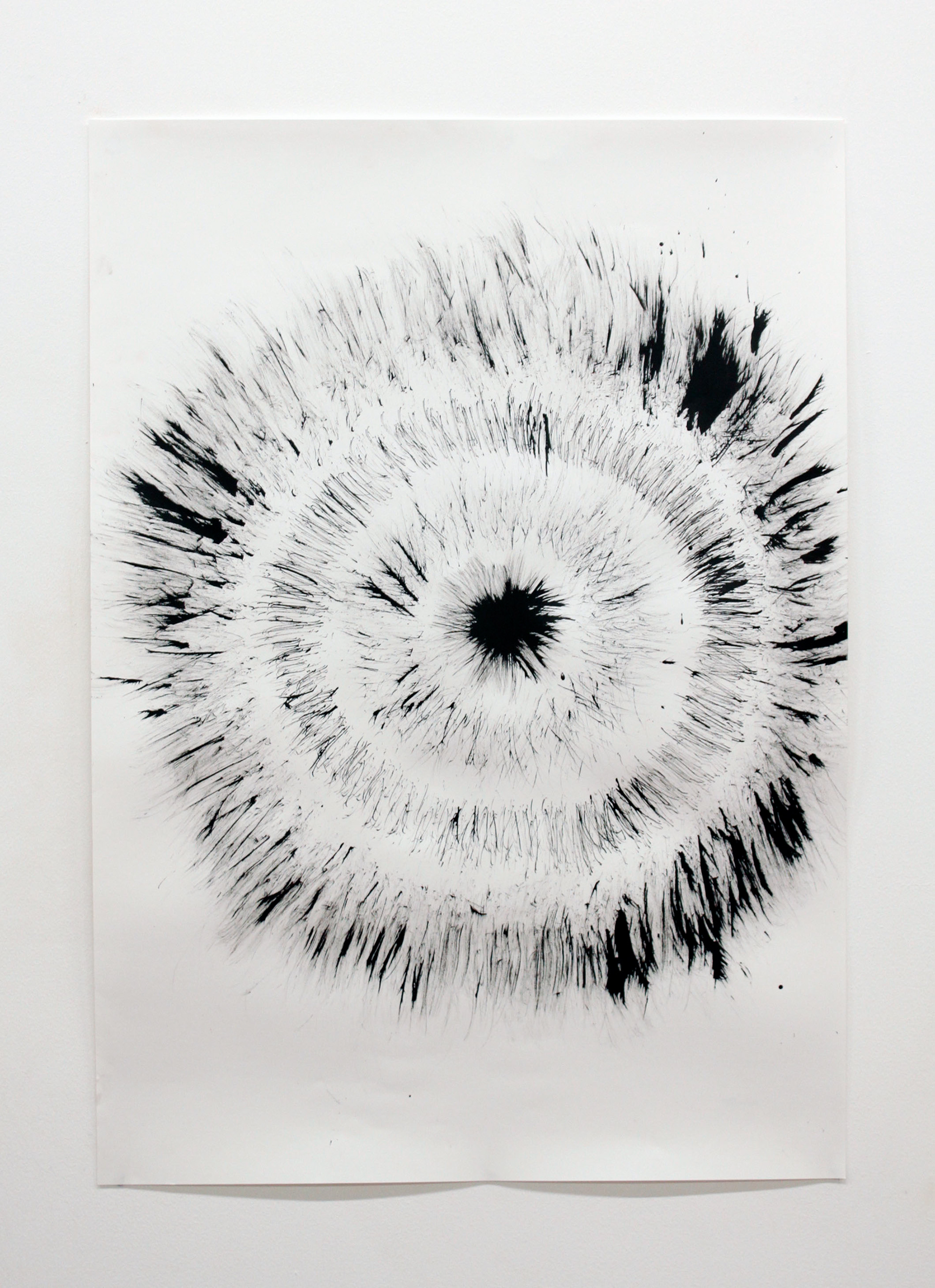 Example of a textural drawing providing the viewer a visual representation of the feel of Whitmoor Stitch (53°21′14″N , 001°50′52″W)