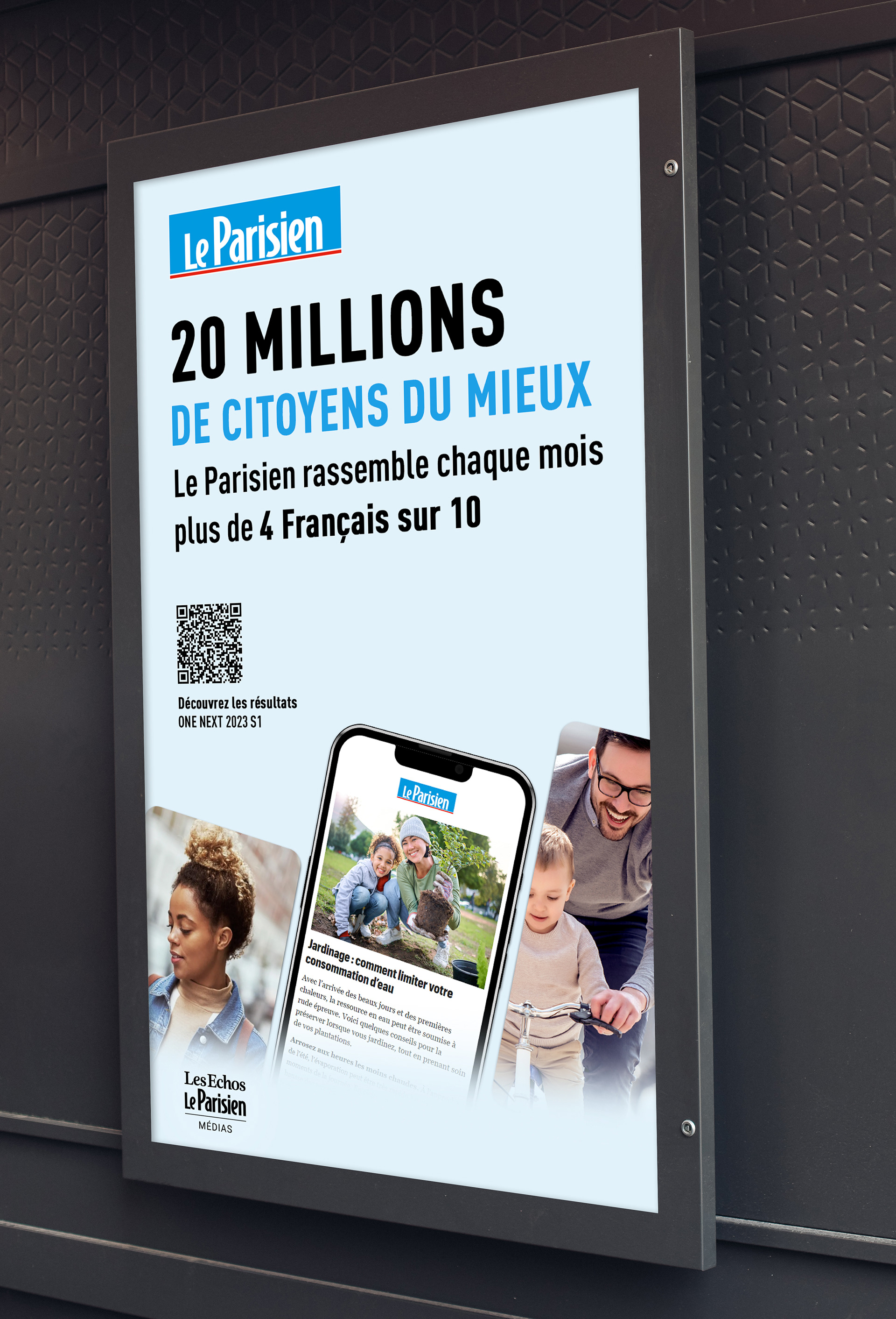 Affichage Interne Le Parisien : Résultats OneNext 2023