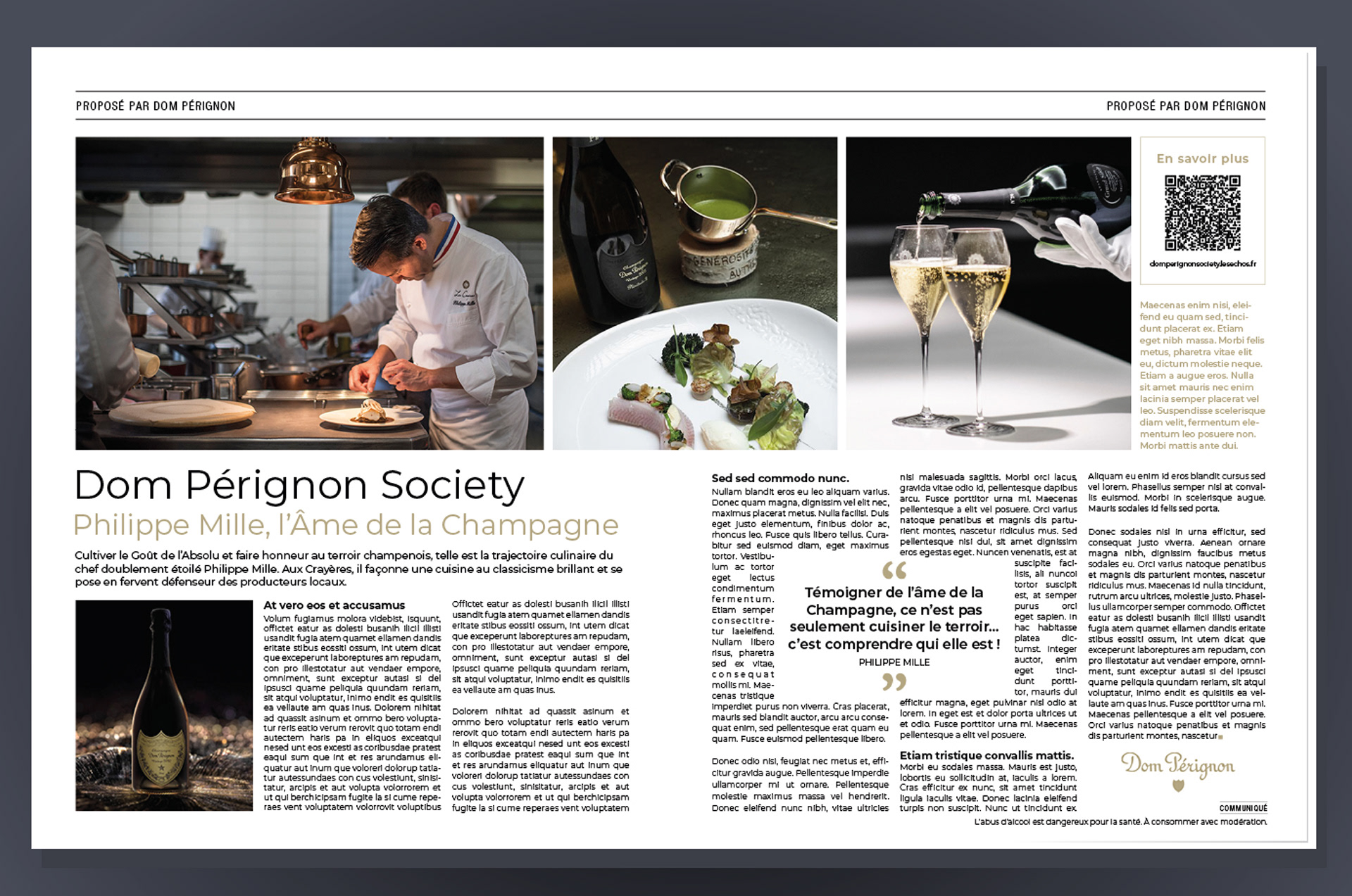 Dom Pérignon : réponse à appel d'offre