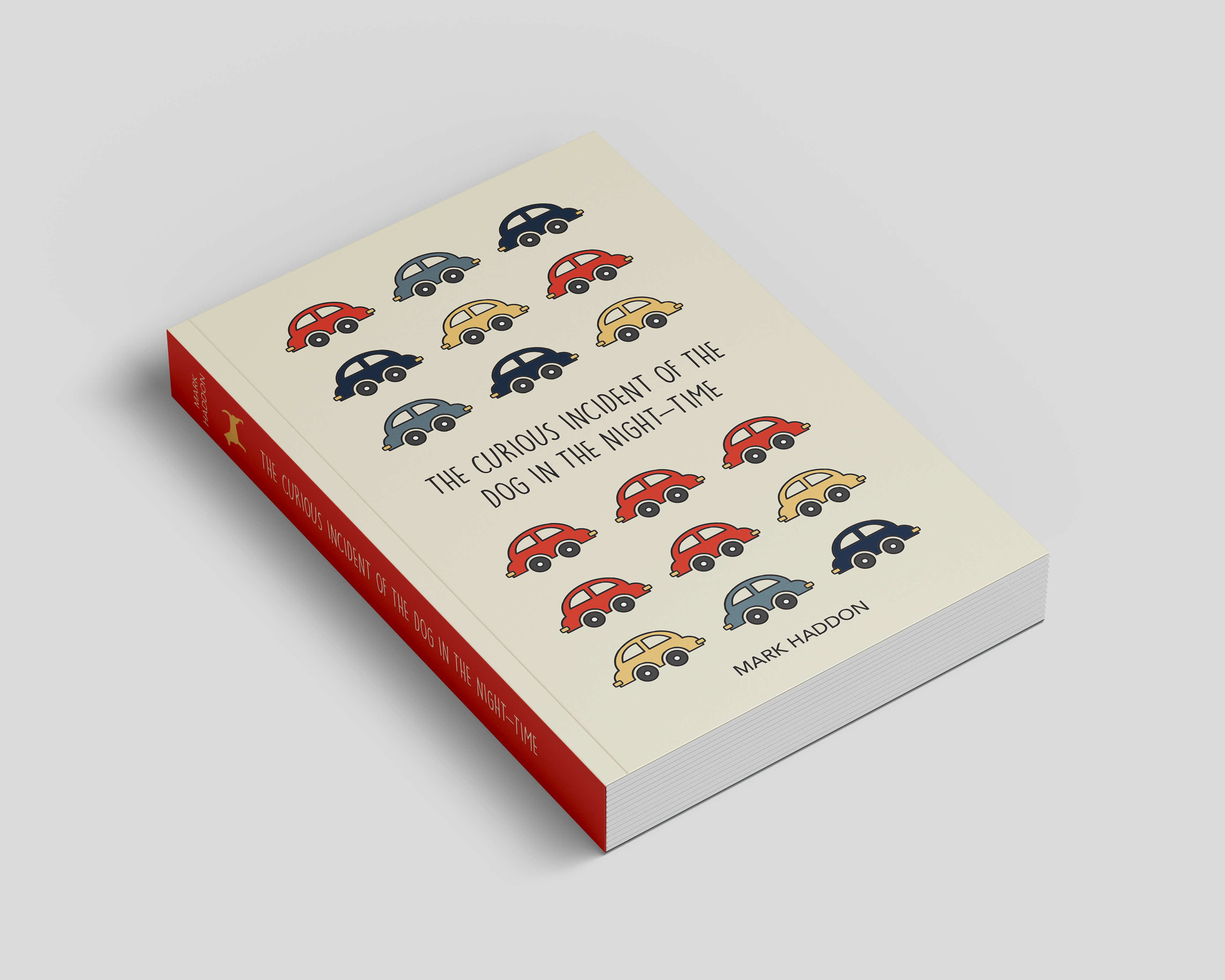 This cover features cars because the main character believes that if he sees five red cars in a row, it will be a good day.