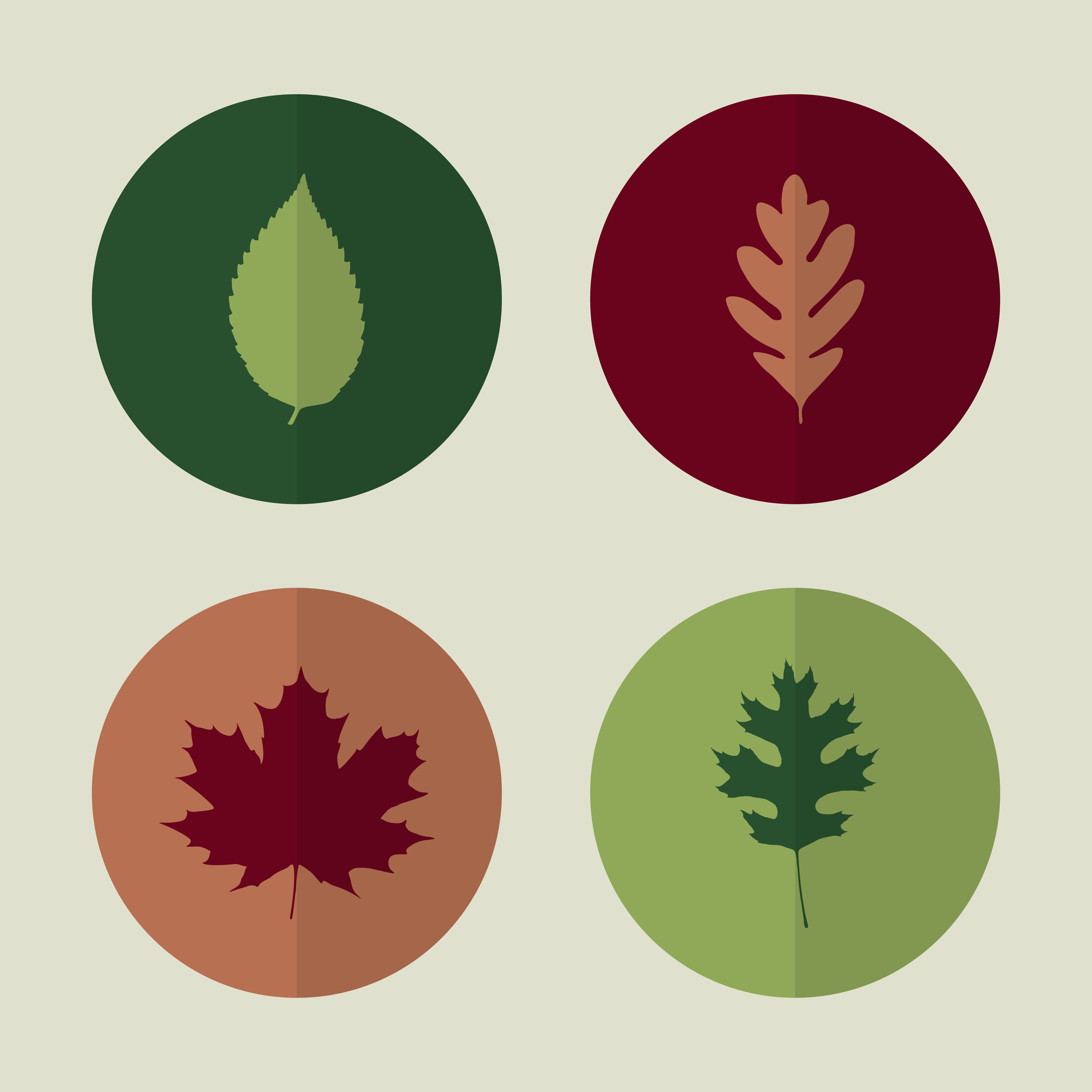 Tree leaves (Illustrator)