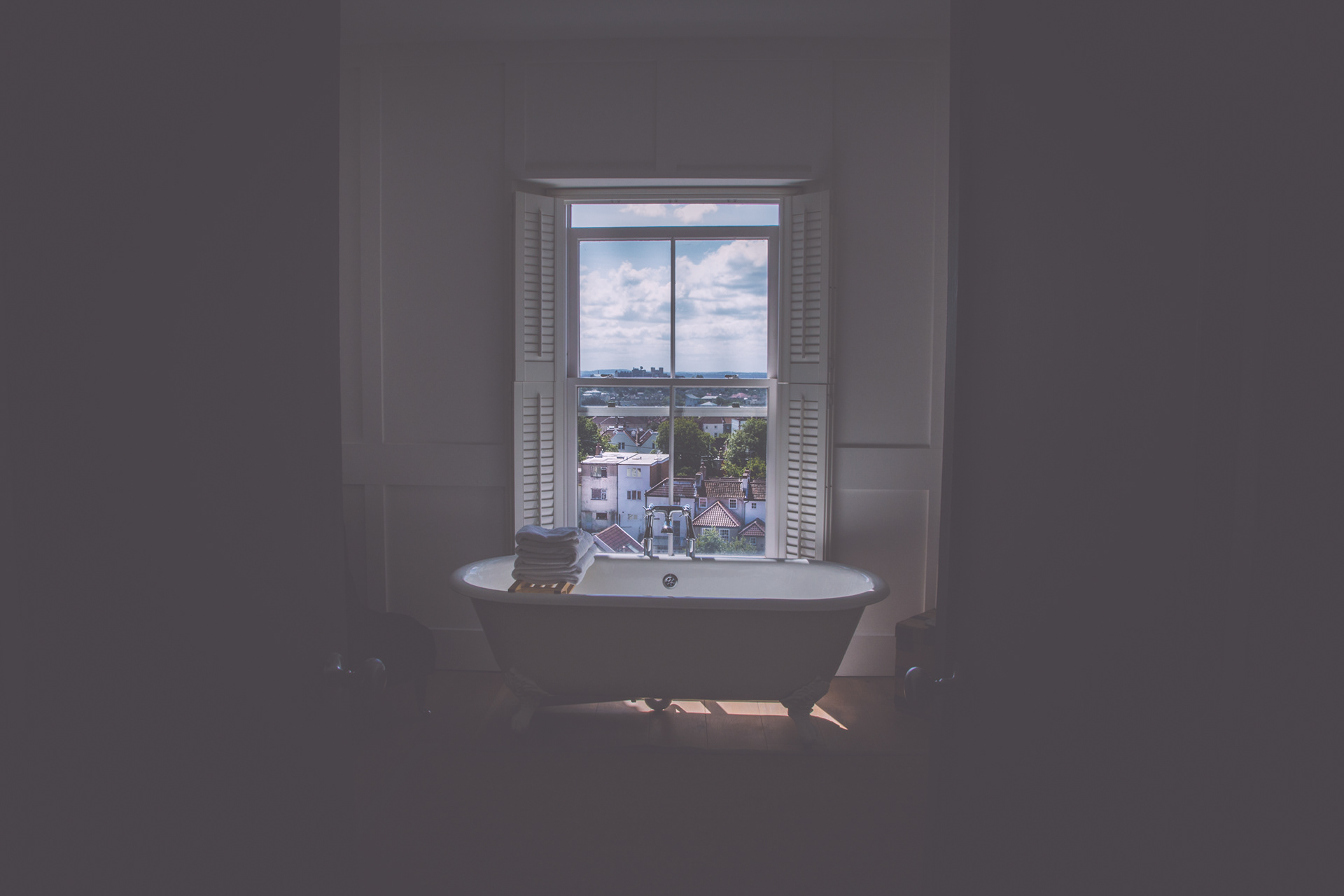 A bath with a view