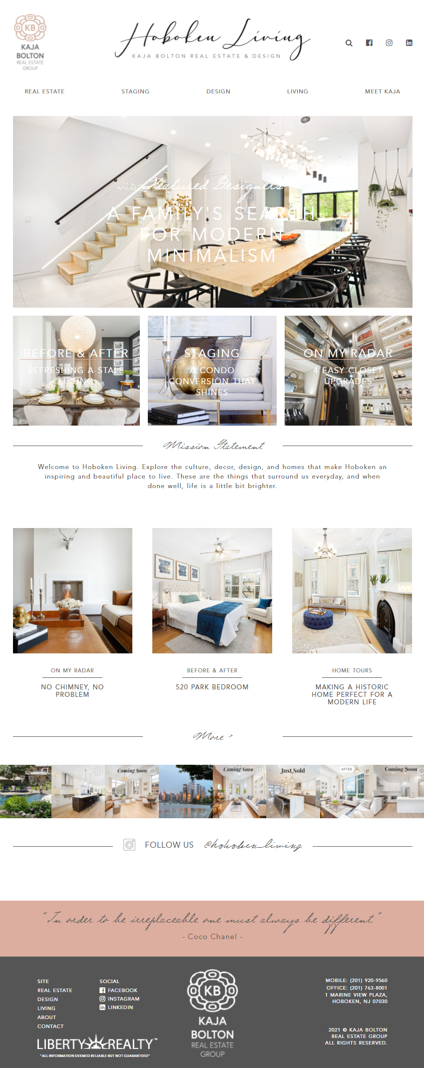 Hoboken Living Home Page
